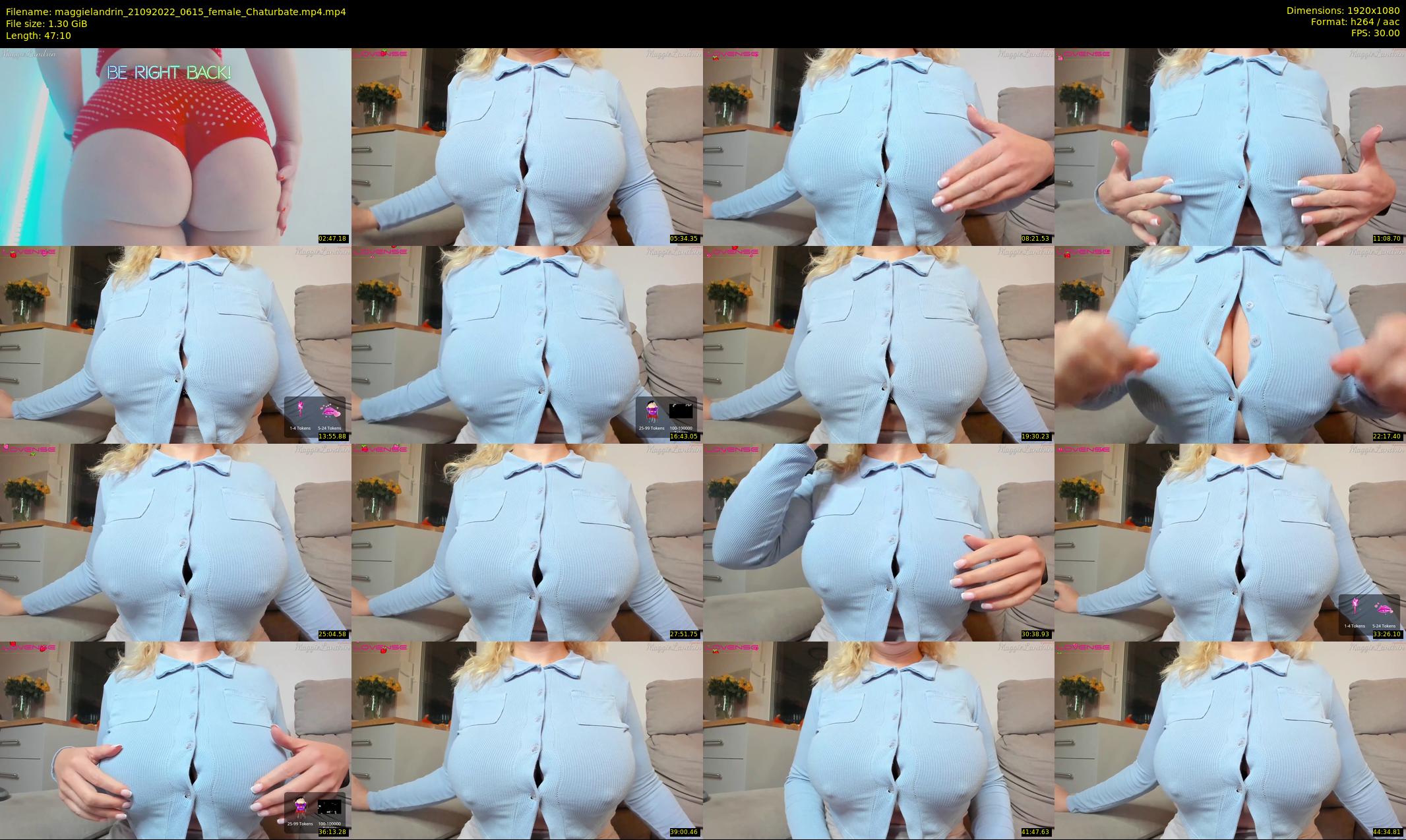 maggielandrin — 48 minute Chaturbate female cam show recording, 1080p, Sep 21, 2022
