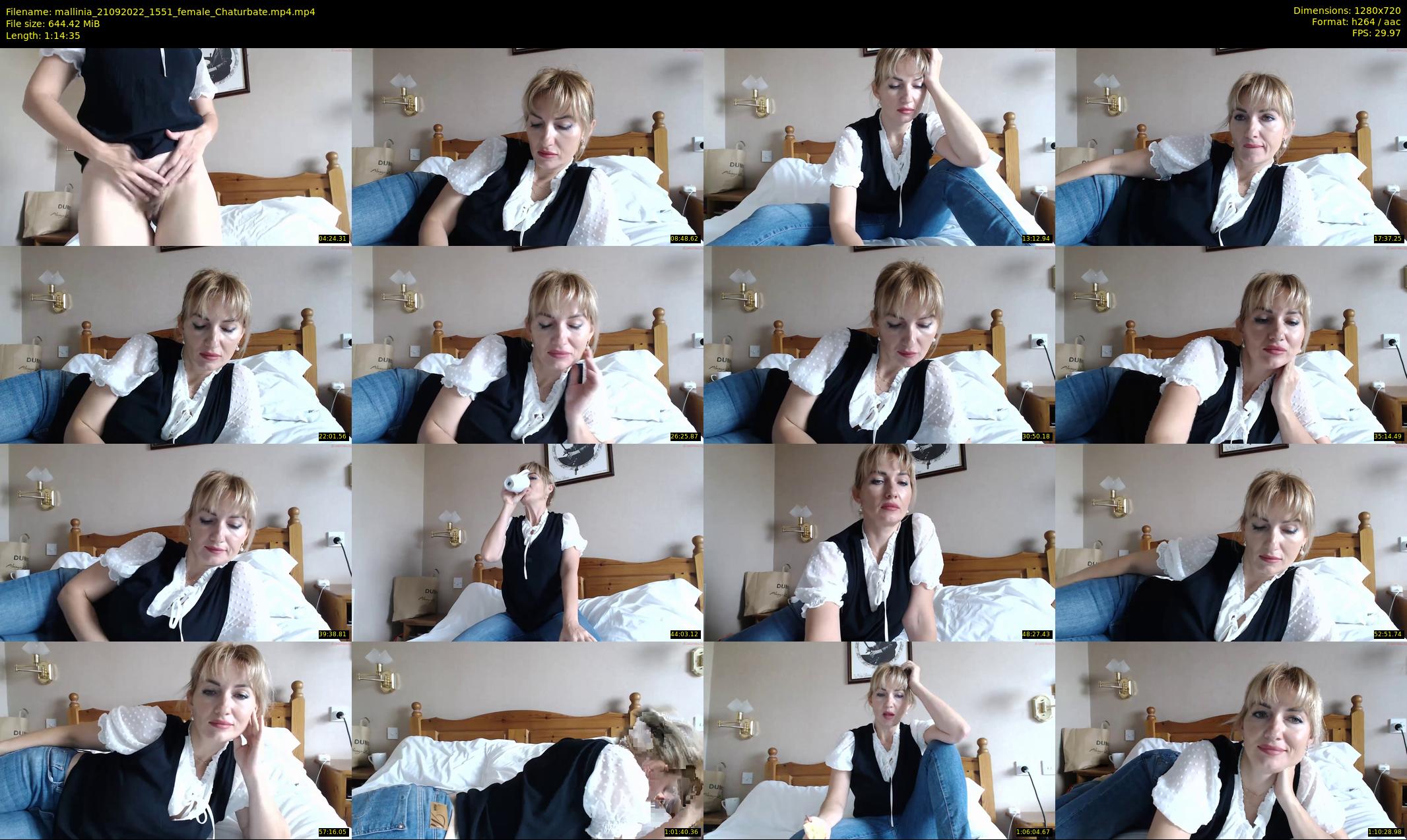 mallinia — 75 minute Chaturbate female cam show recording, 720p, Sep 21, 2022