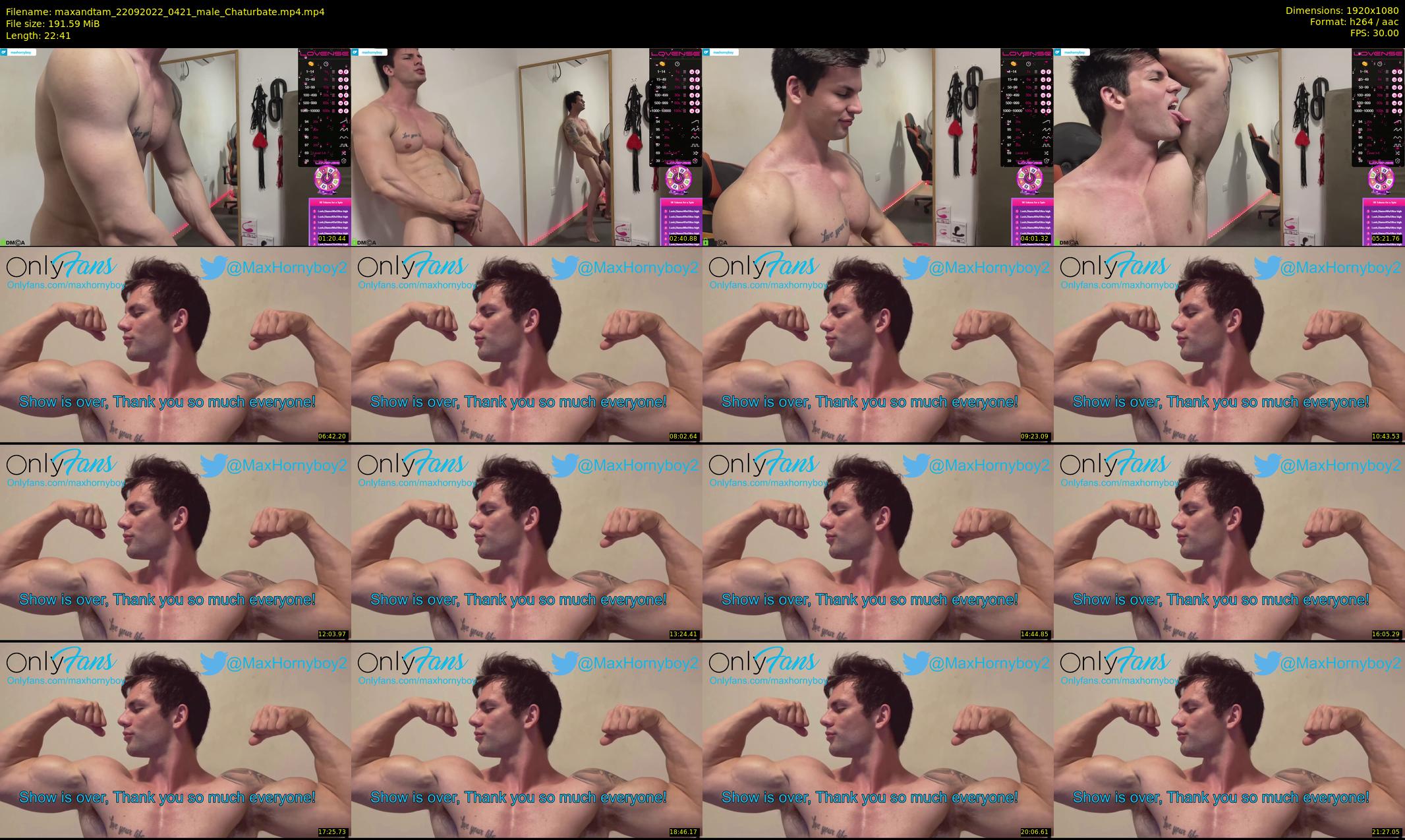maxandtam — 23 minute Chaturbate couple cam show recording, 1080p, Sep 22, 2022