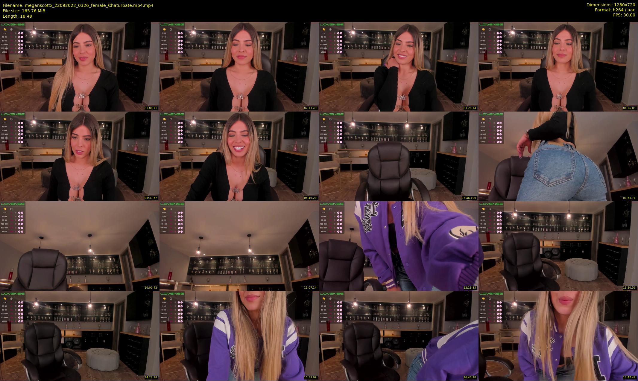 meganscottx — 19 minute Chaturbate female cam show recording, 720p, Sep 22, 2022
