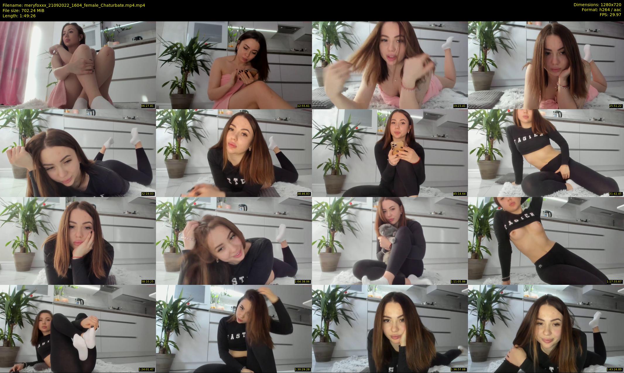 meryfoxxx — 110 minute Chaturbate female cam show recording, 720p, Sep 21, 2022
