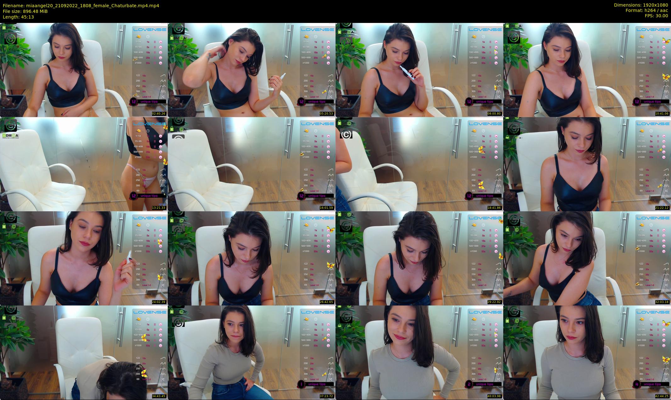 miaangel20 — 46 minute Chaturbate female cam show recording, 1080p, Sep 21, 2022