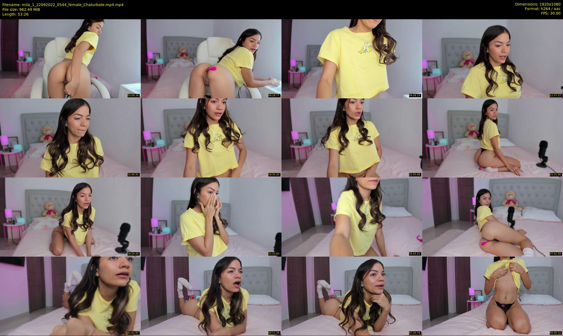 mila_1 — 54 minute Chaturbate female cam show recording, 1080p, Sep 22, 2022