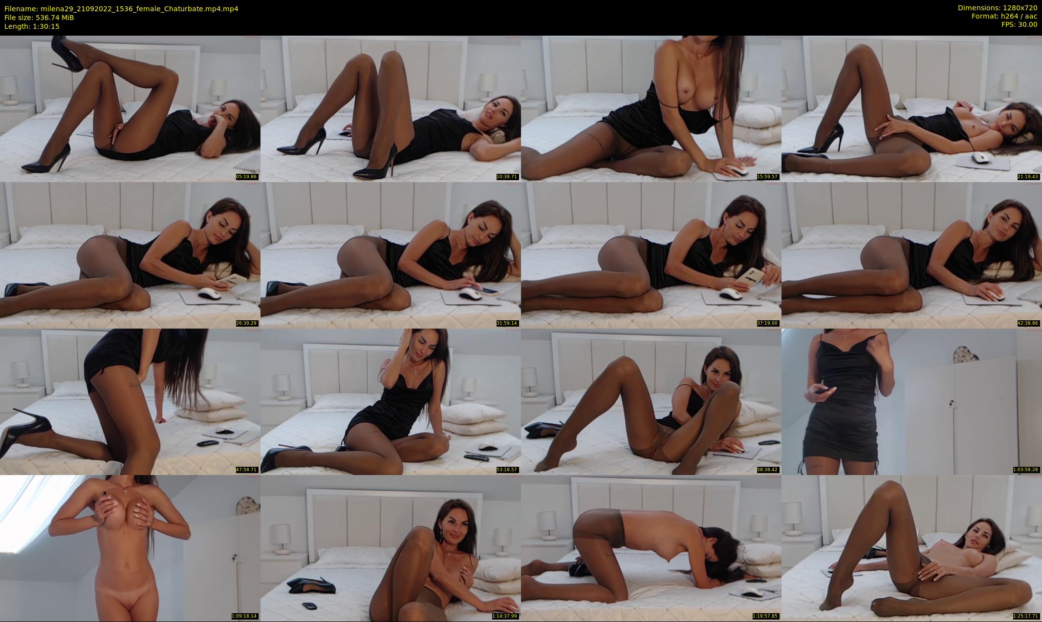 milena29 — 91 minute Chaturbate female cam show recording, 720p, Sep 21, 2022