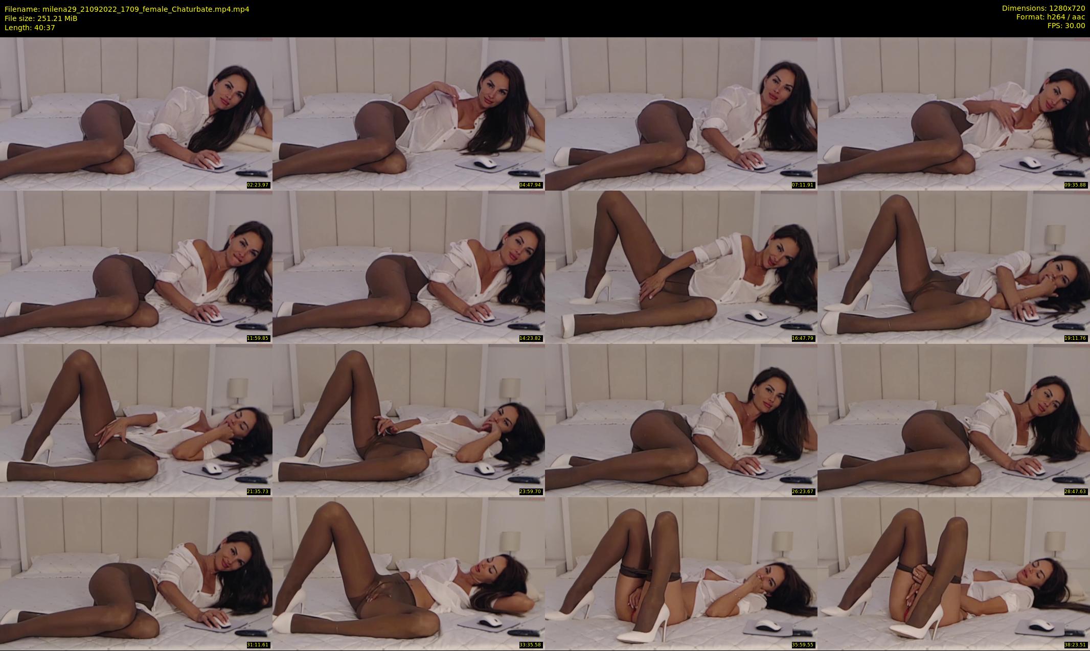 milena29 — 41 minute Chaturbate female cam show recording, 720p, Sep 21, 2022