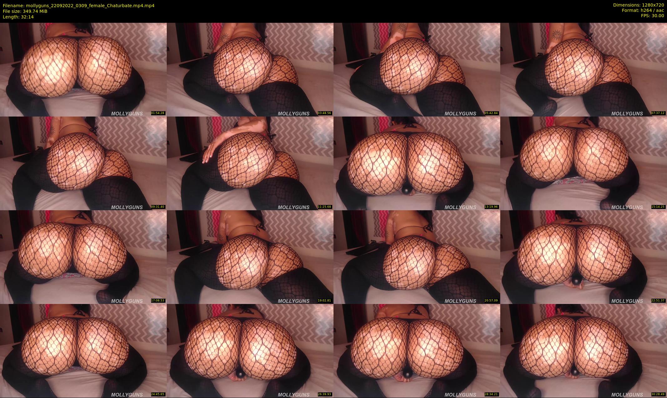 mollyguns — 33 minute Chaturbate female cam show recording, 720p, Sep 22, 2022