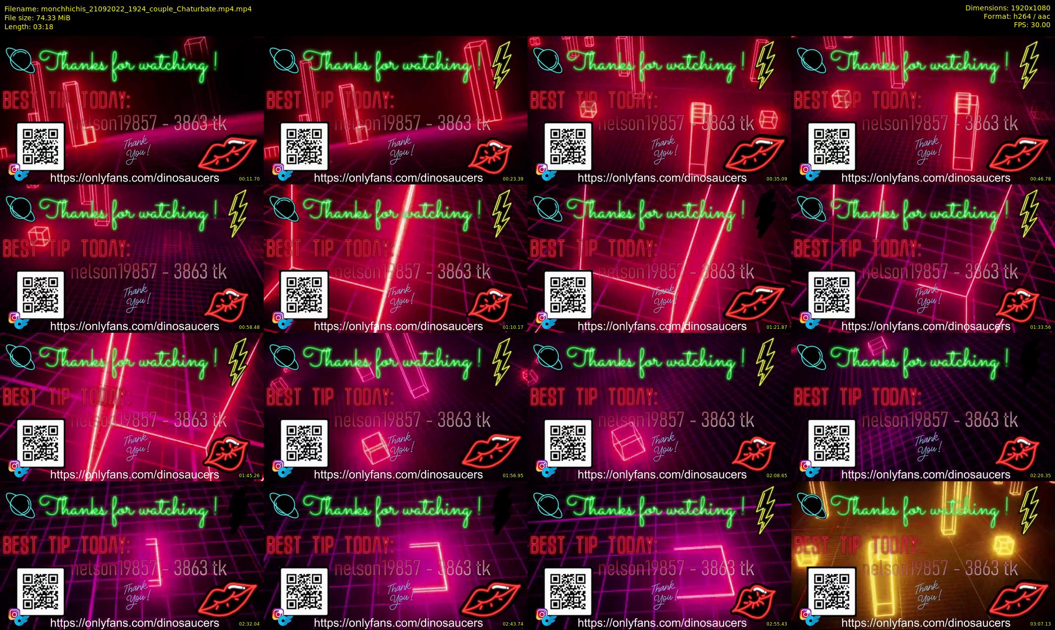 monchhichis — 4 minute Chaturbate couple cam show recording, 1080p, Sep 21, 2022