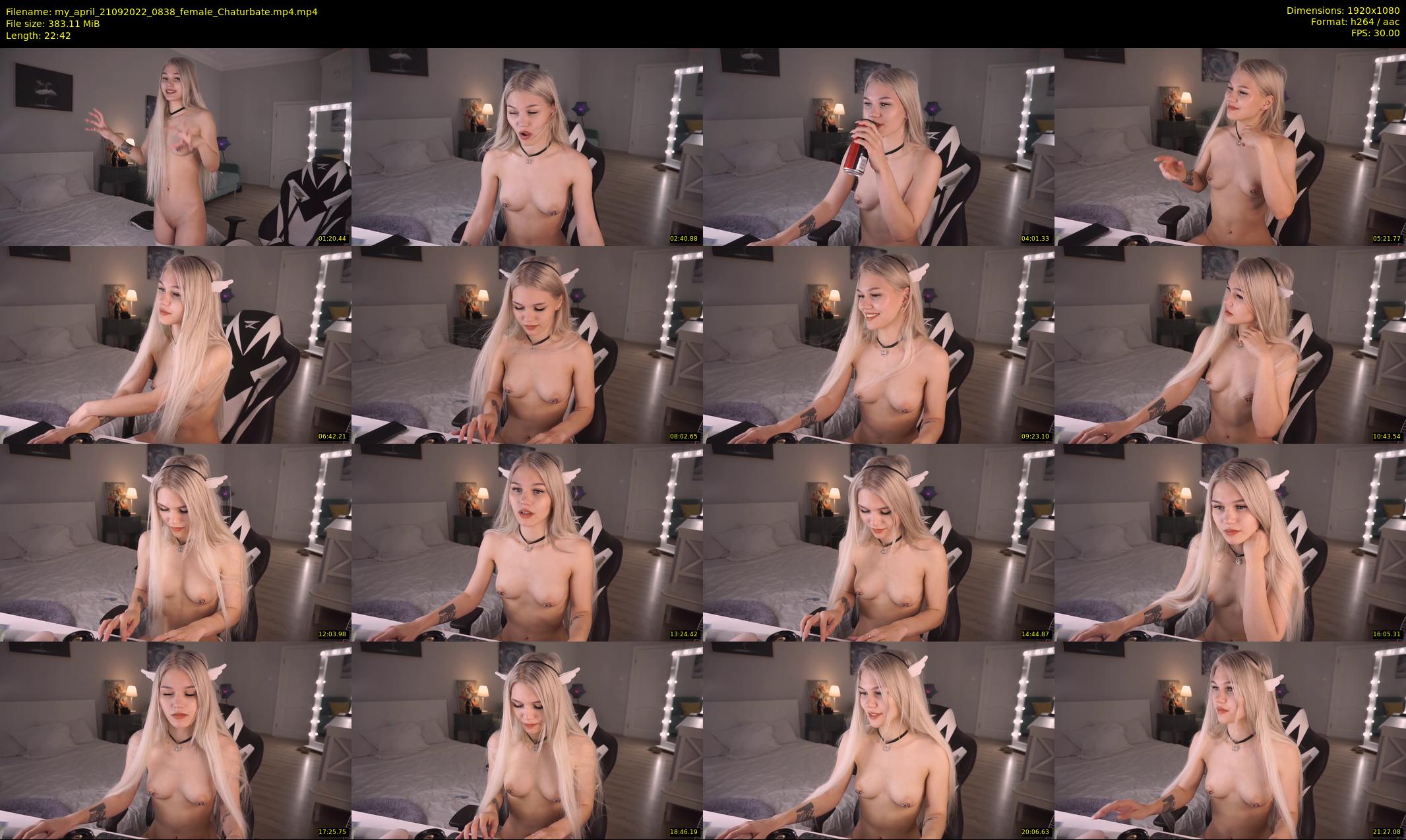 my_april — 23 minute Chaturbate female cam show recording, 1080p, Sep 21, 2022
