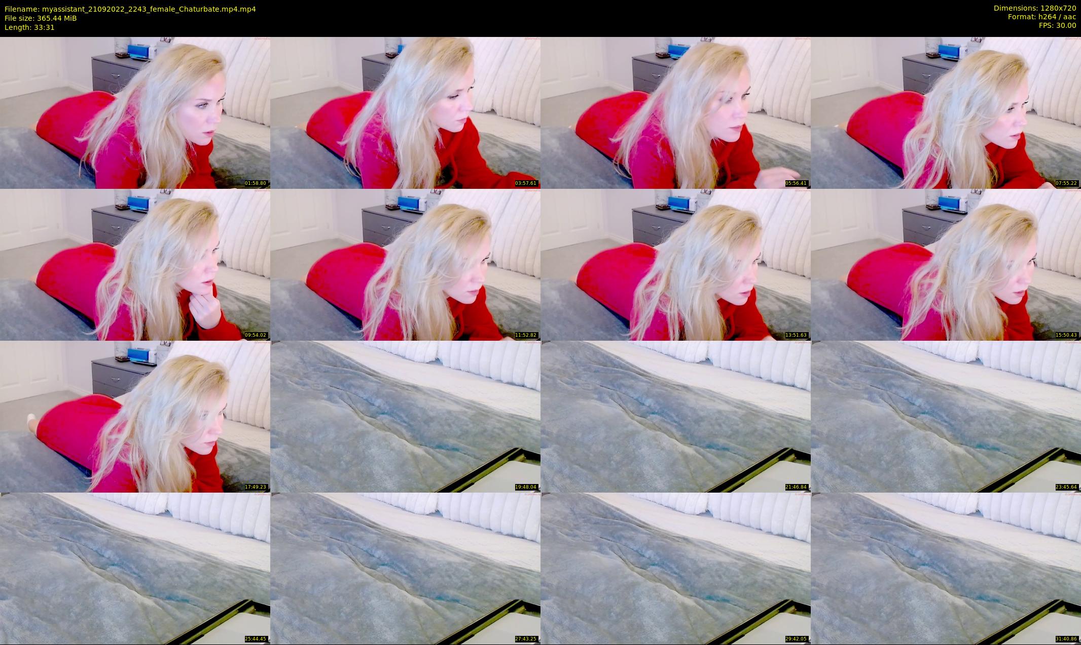 myassistant — 34 minute Chaturbate female cam show recording, 720p, Sep 21, 2022