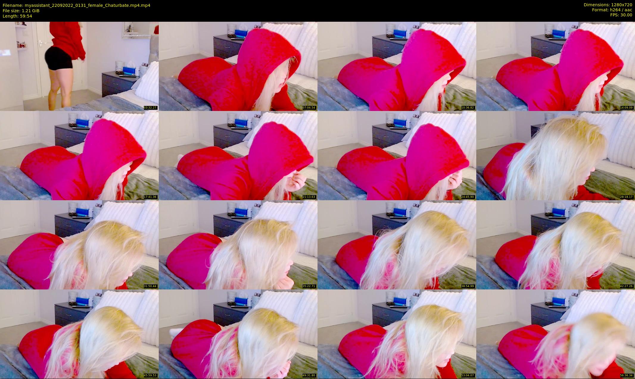 myassistant — 60 minute Chaturbate female cam show recording, 720p, Sep 22, 2022