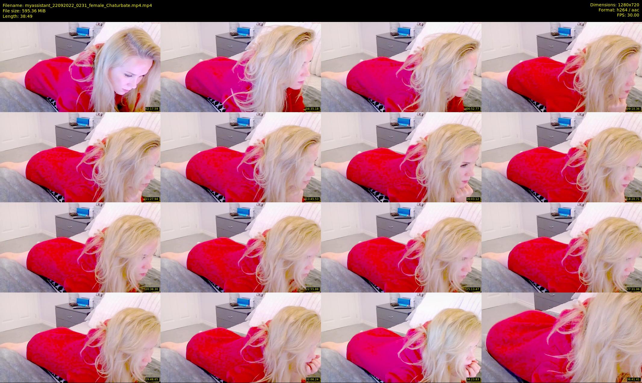 myassistant — 39 minute Chaturbate female cam show recording, 720p, Sep 22, 2022