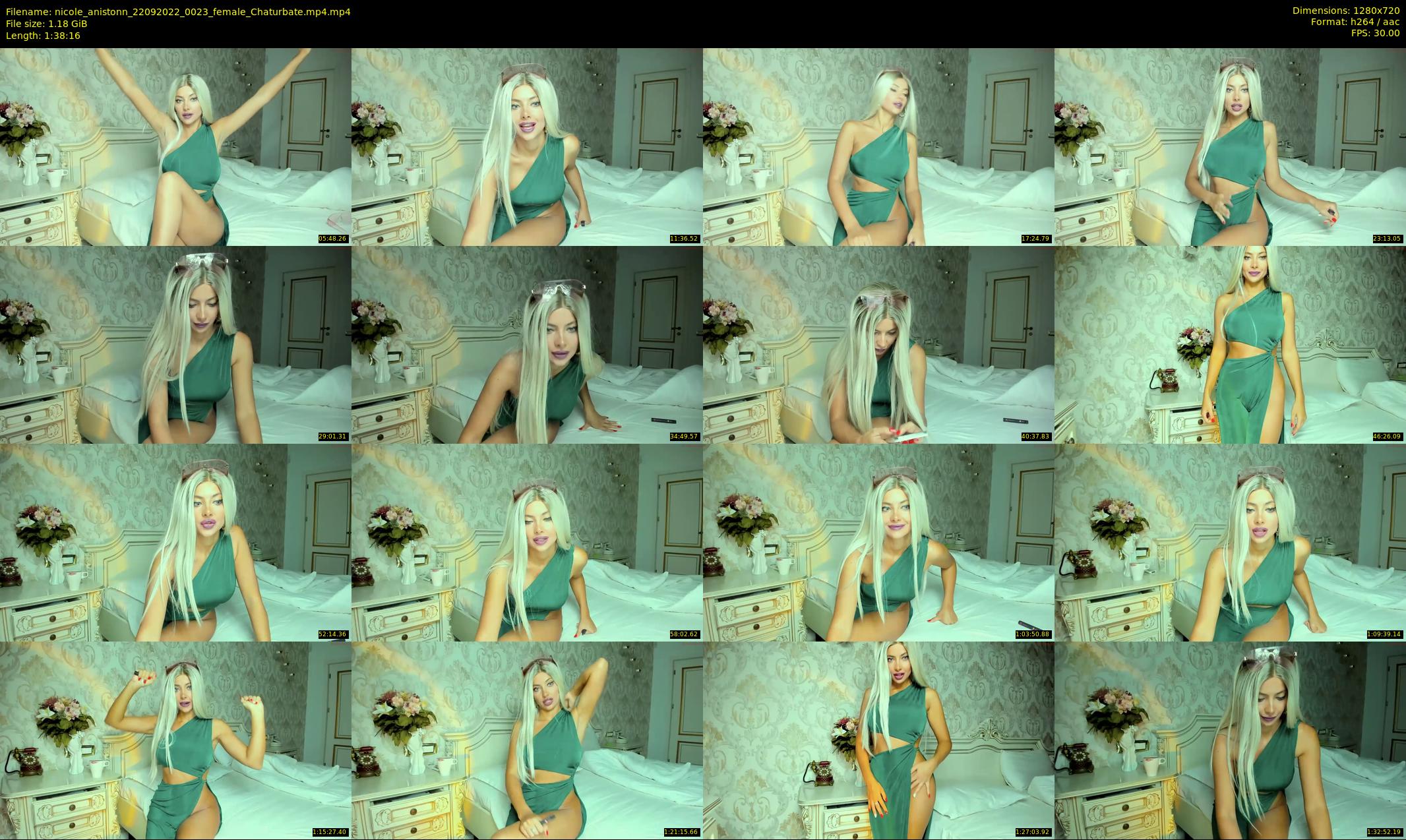 nicole_anistonn — 99 minute Chaturbate female cam show recording, 720p, Sep 22, 2022