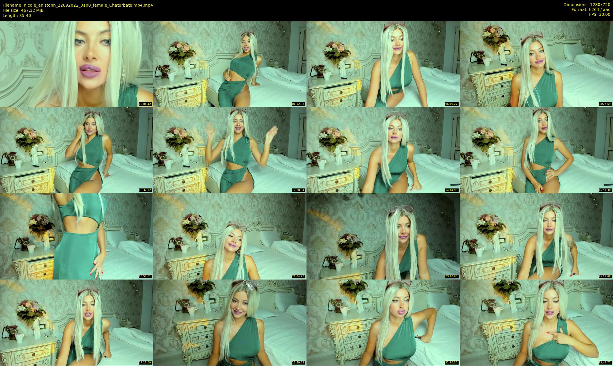 nicole_anistonn — 36 minute Chaturbate female cam show recording, 720p, Sep 22, 2022
