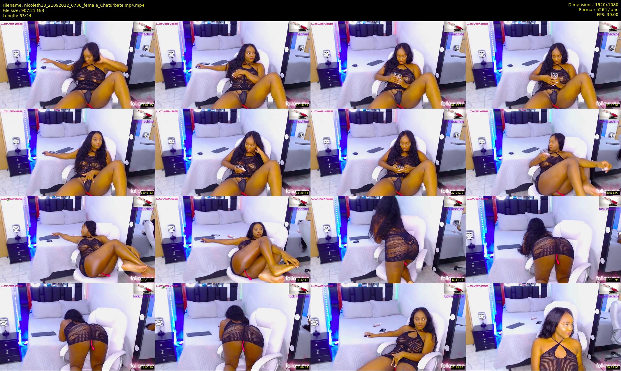 nicoleth18 — 54 minute Chaturbate female cam show recording, 1080p, Sep 21, 2022
