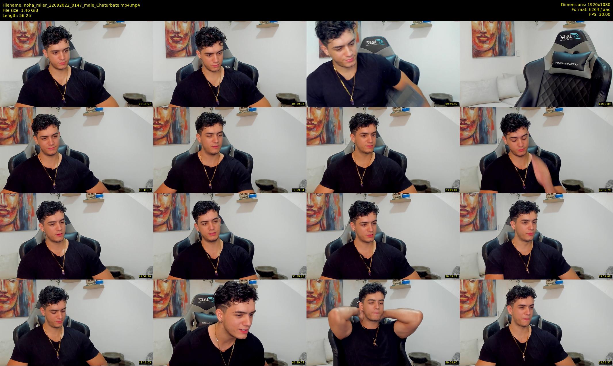 noha_miler — 57 minute Chaturbate male cam show recording, 1080p, Sep 22, 2022