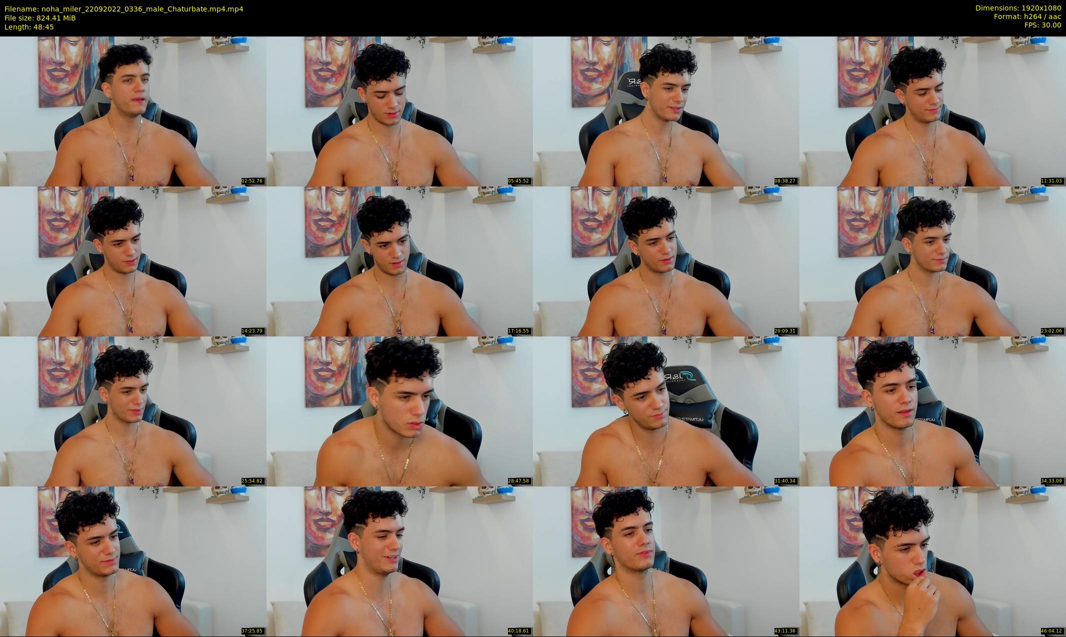 noha_miler — 49 minute Chaturbate male cam show recording, 1080p, Sep 22, 2022