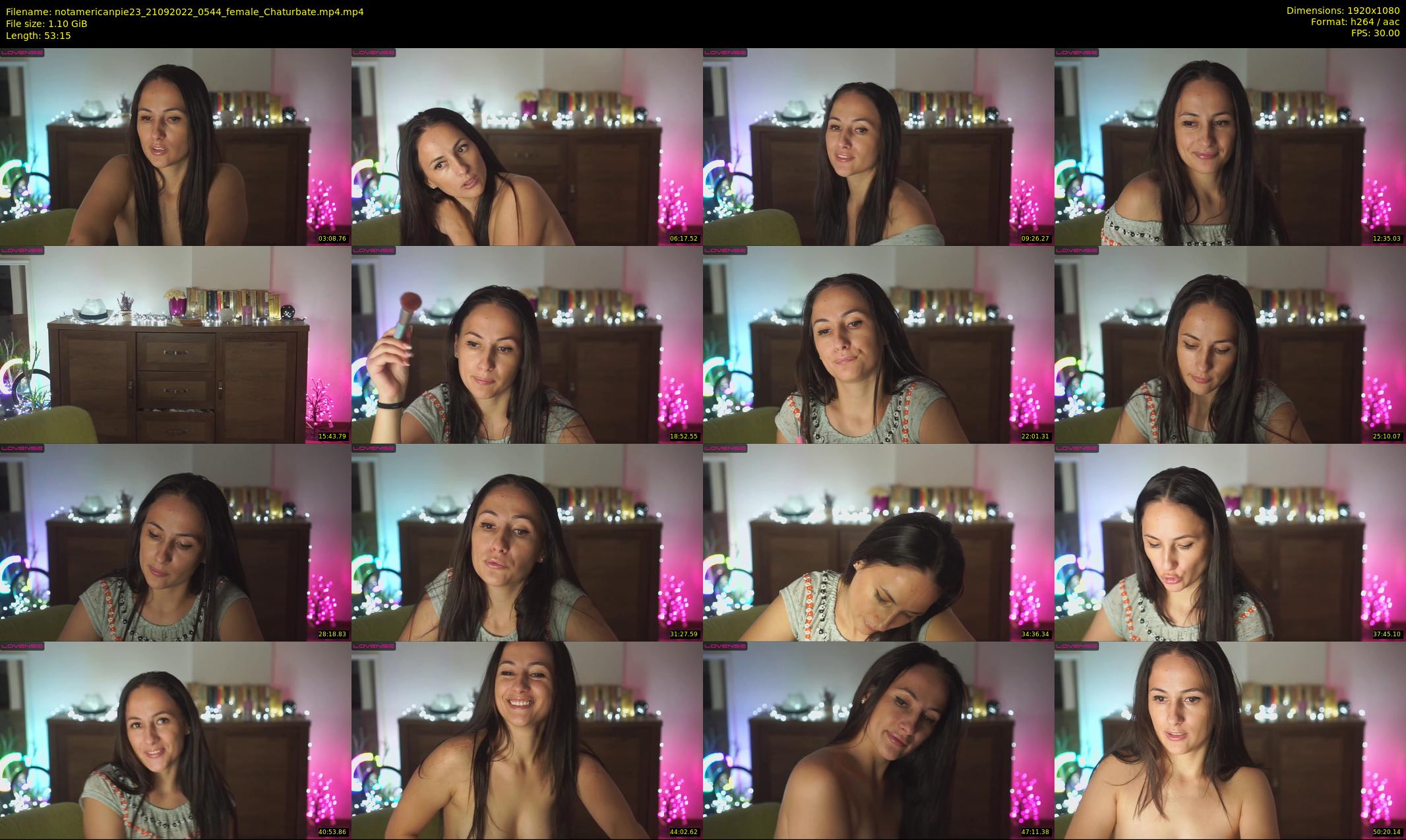 notamericanpie23 — 54 minute Chaturbate female cam show recording, 1080p, Sep 21, 2022
