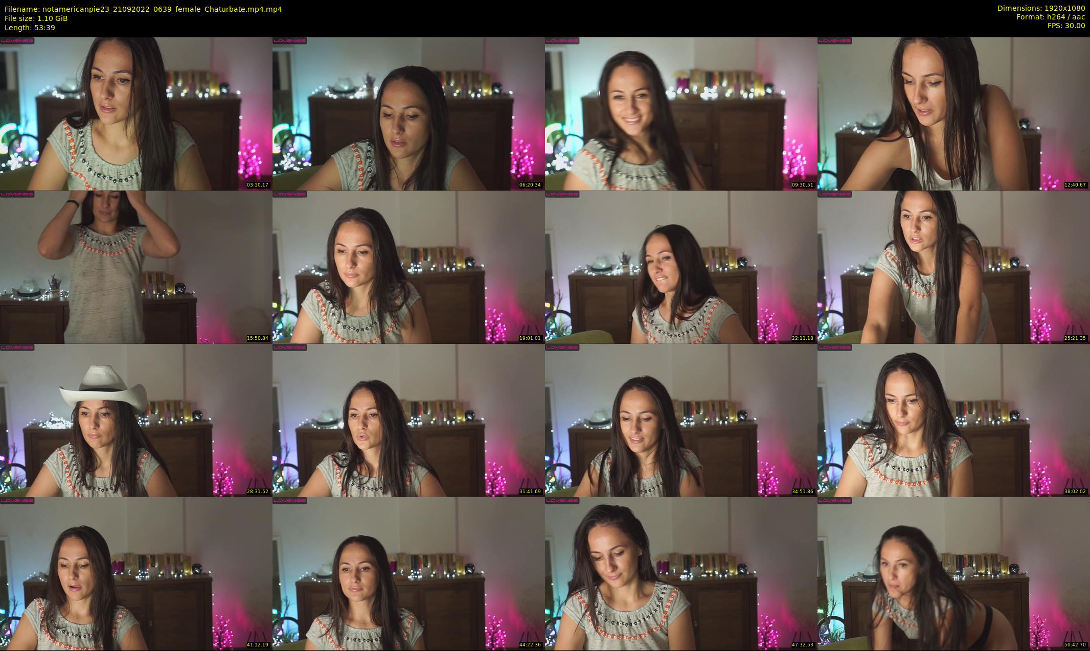 notamericanpie23 — 54 minute Chaturbate female cam show recording, 1080p, Sep 21, 2022