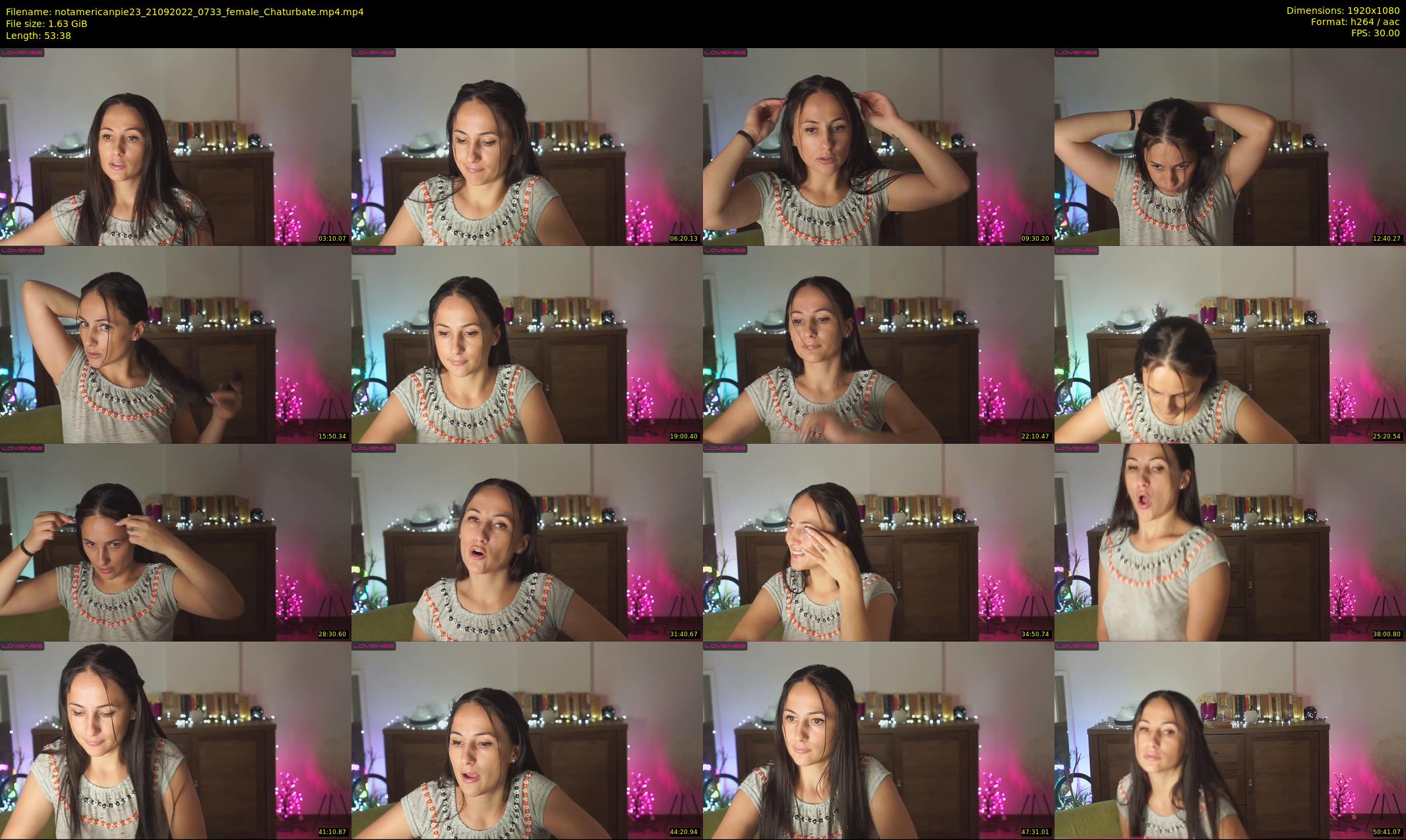 notamericanpie23 — 54 minute Chaturbate female cam show recording, 1080p, Sep 21, 2022