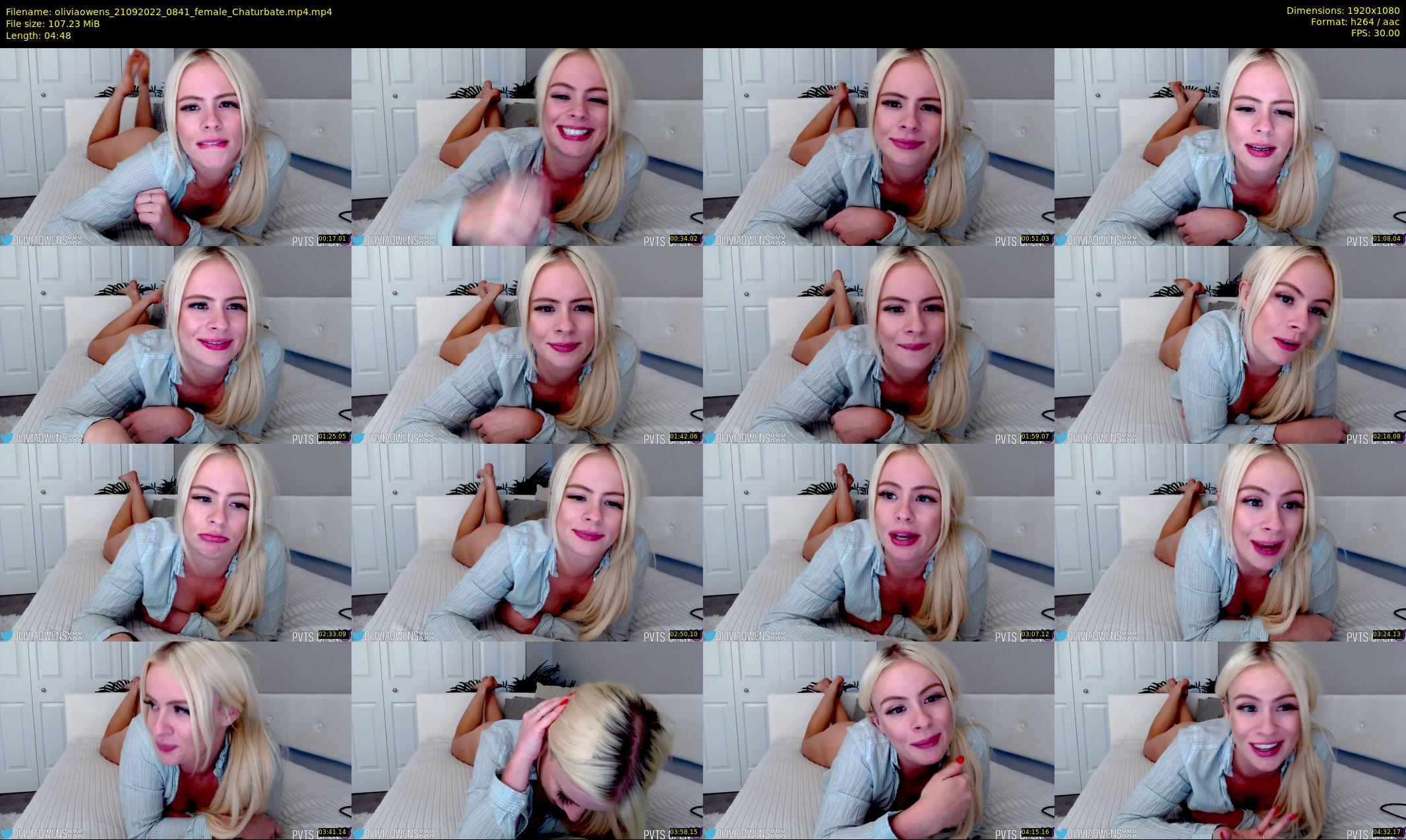 oliviaowens — 5 minute Chaturbate female cam show recording, 1080p, Sep 21, 2022