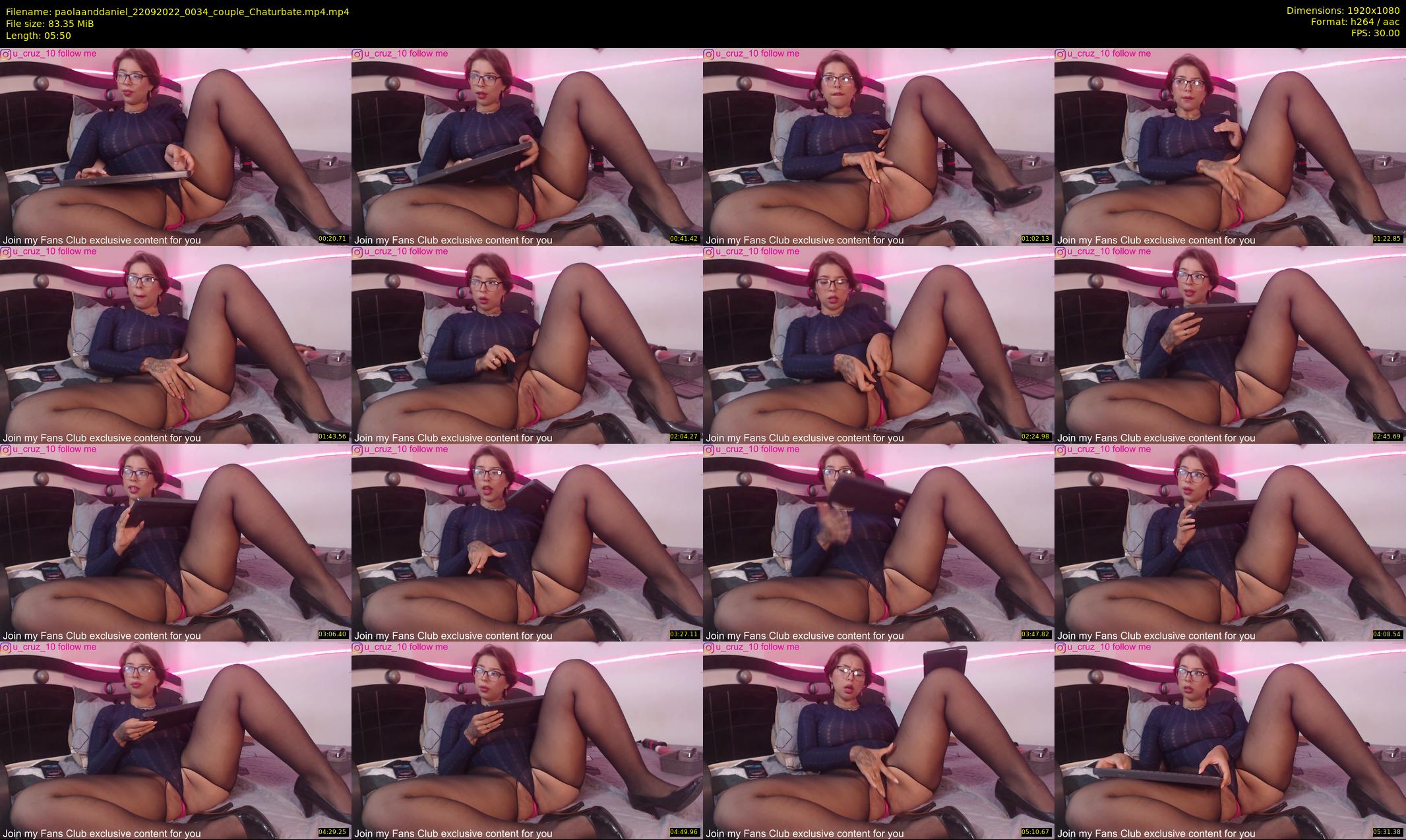 paolaanddaniel — 6 minute Chaturbate couple cam show recording, 1080p, Sep 22, 2022