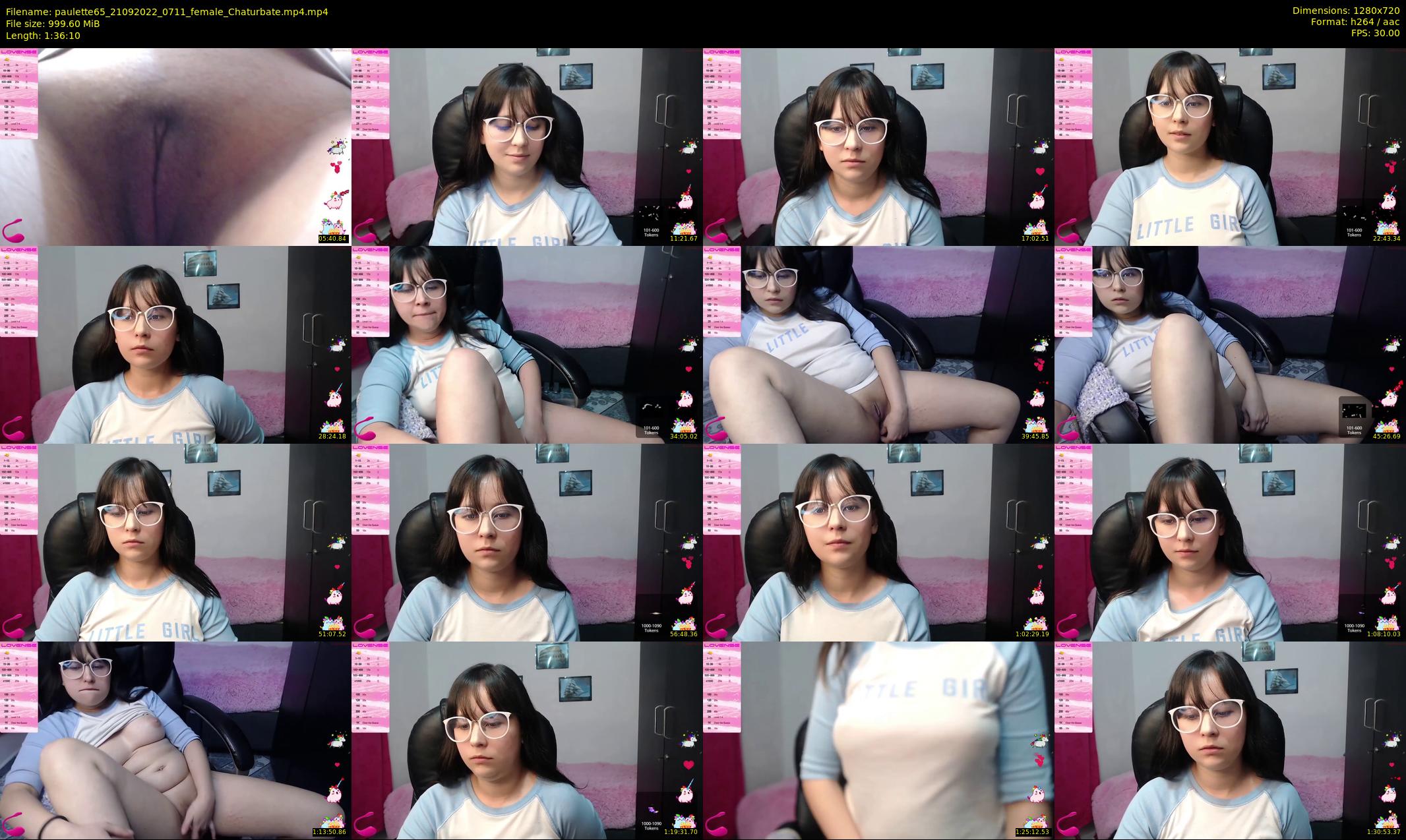 paulette65 — 97 minute Chaturbate female cam show recording, 720p, Sep 21, 2022
