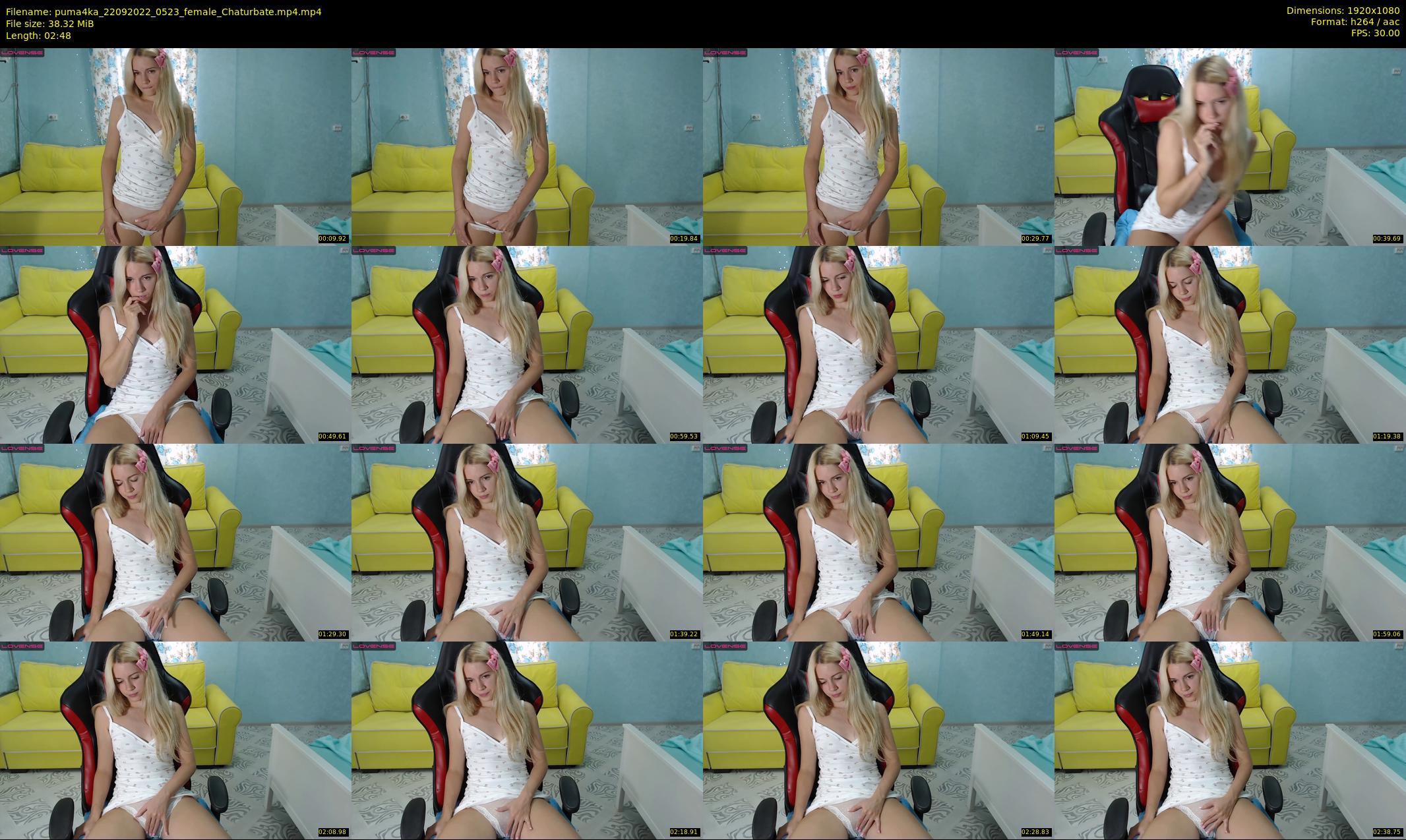 puma4ka — 3 minute Chaturbate female cam show recording, 1080p, Sep 22, 2022