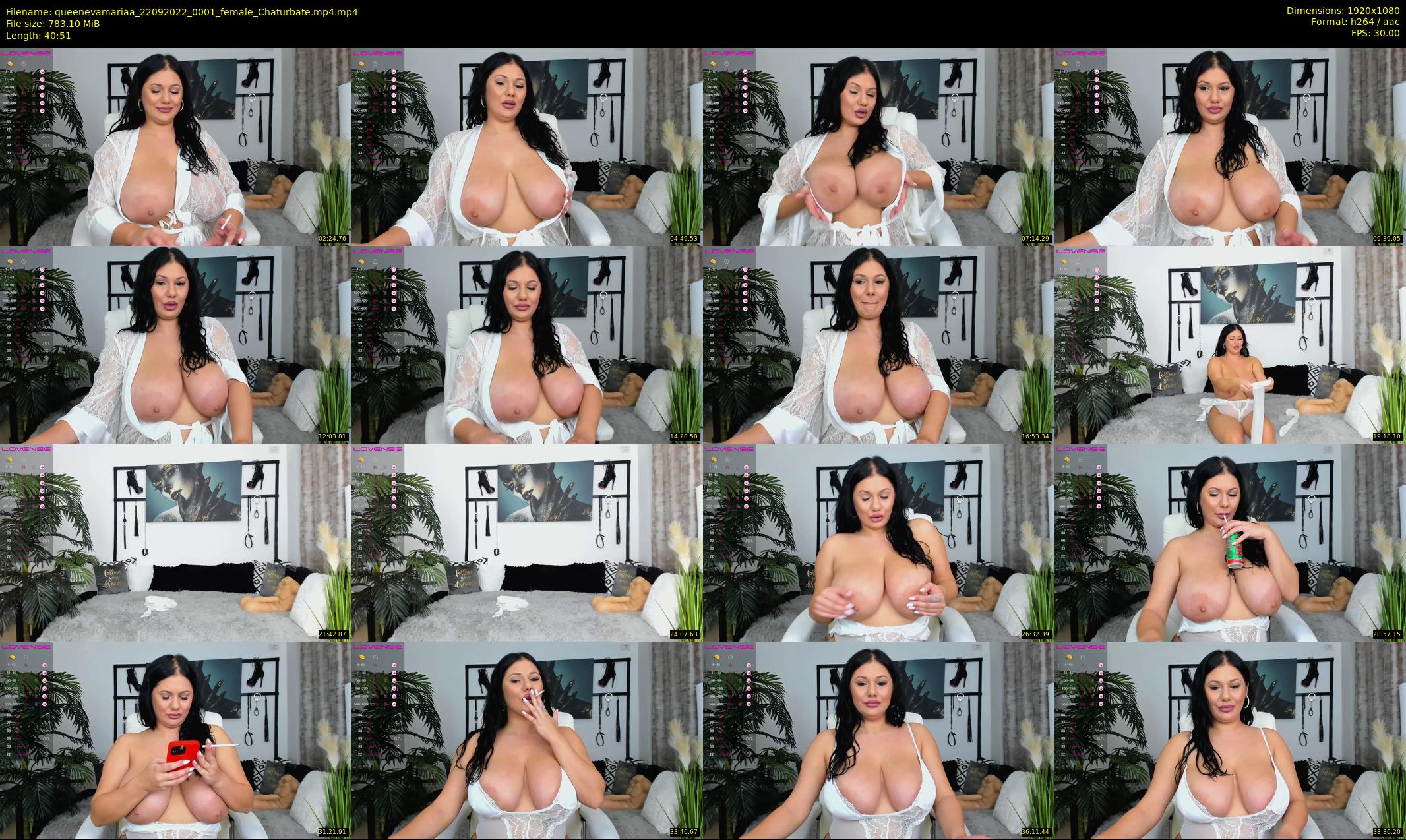 queenevamariaa — 41 minute Chaturbate female cam show recording, 1080p, Sep 22, 2022