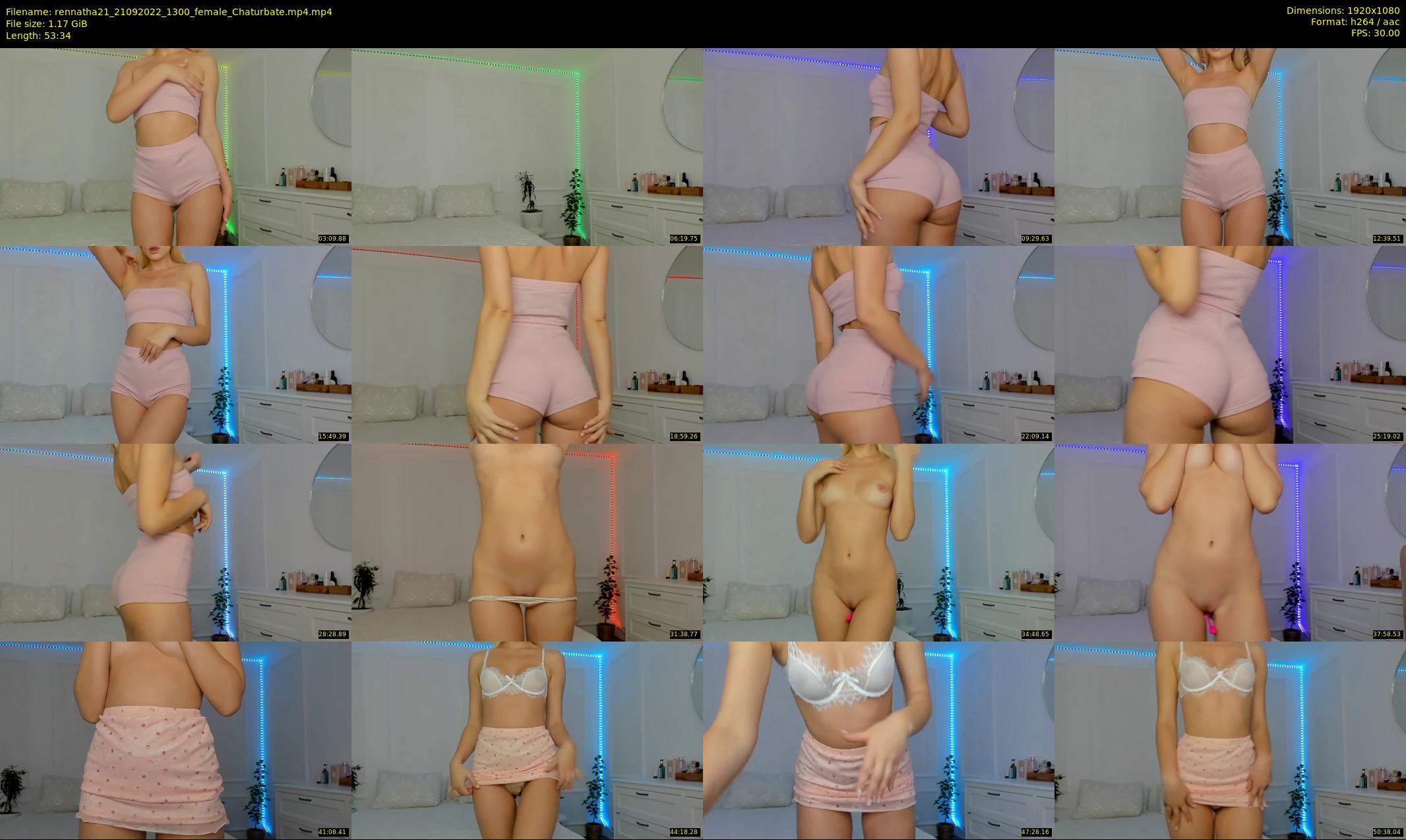 rennatha21 — 54 minute Chaturbate female cam show recording, 1080p, Sep 21, 2022