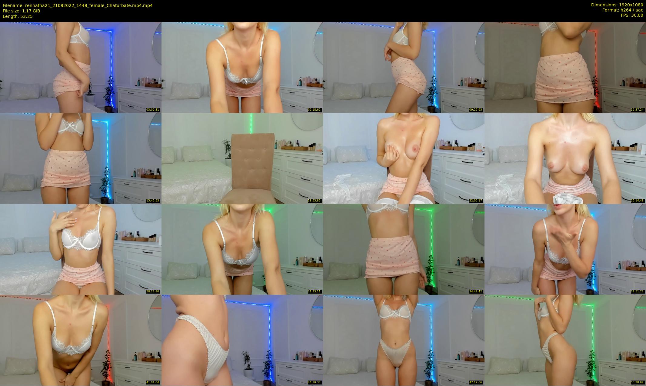 rennatha21 — 54 minute Chaturbate female cam show recording, 1080p, Sep 21, 2022
