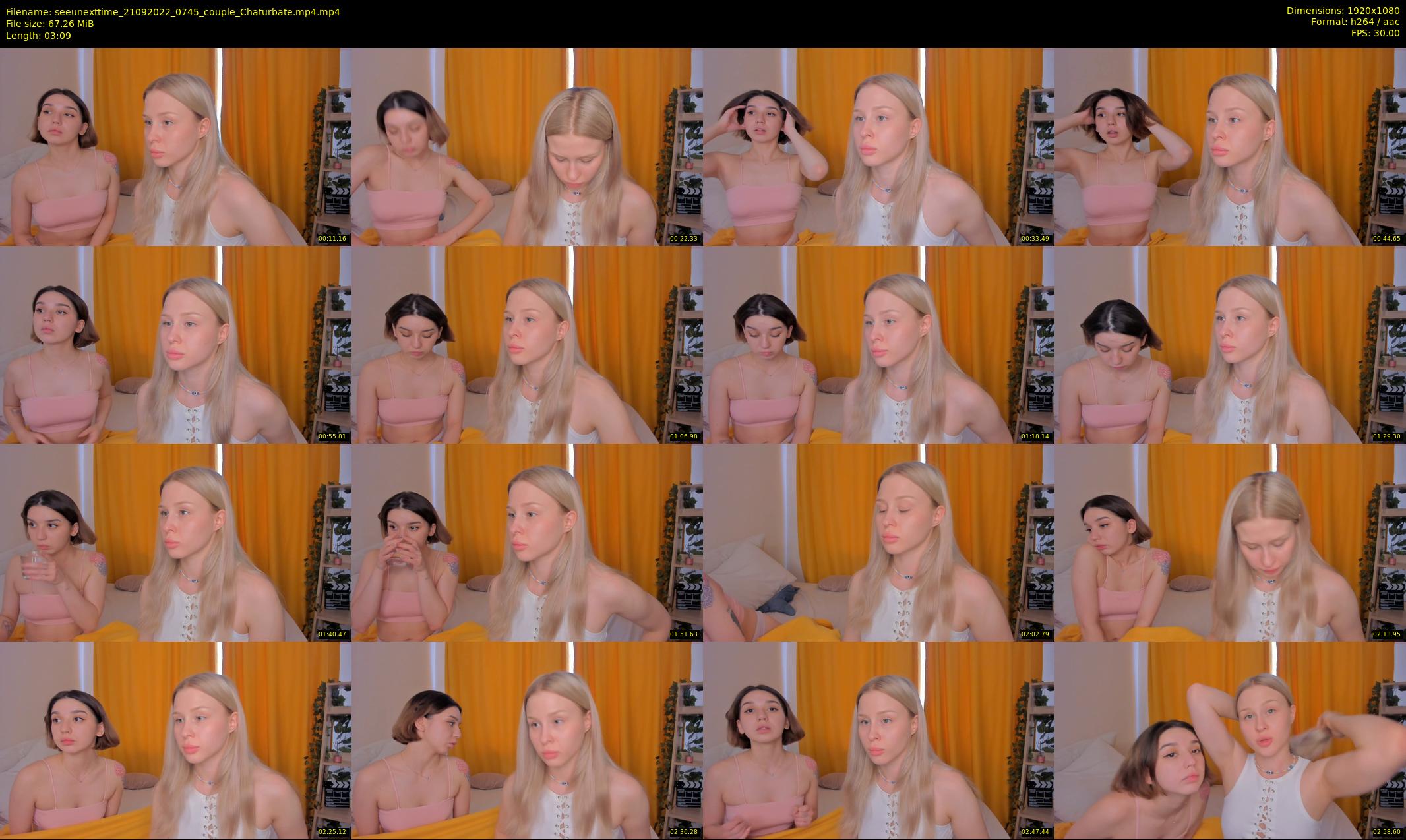 seeunexttime — 4 minute Chaturbate couple cam show recording, 1080p, Sep 21, 2022