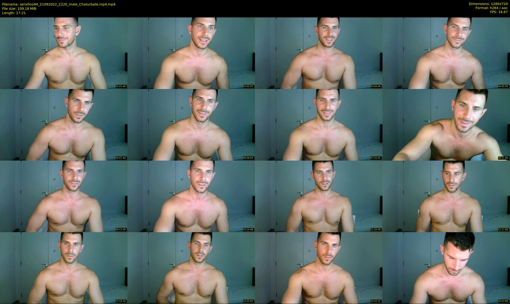 serafino94 — 18 minute Chaturbate male cam show recording, 720p, Sep 21, 2022
