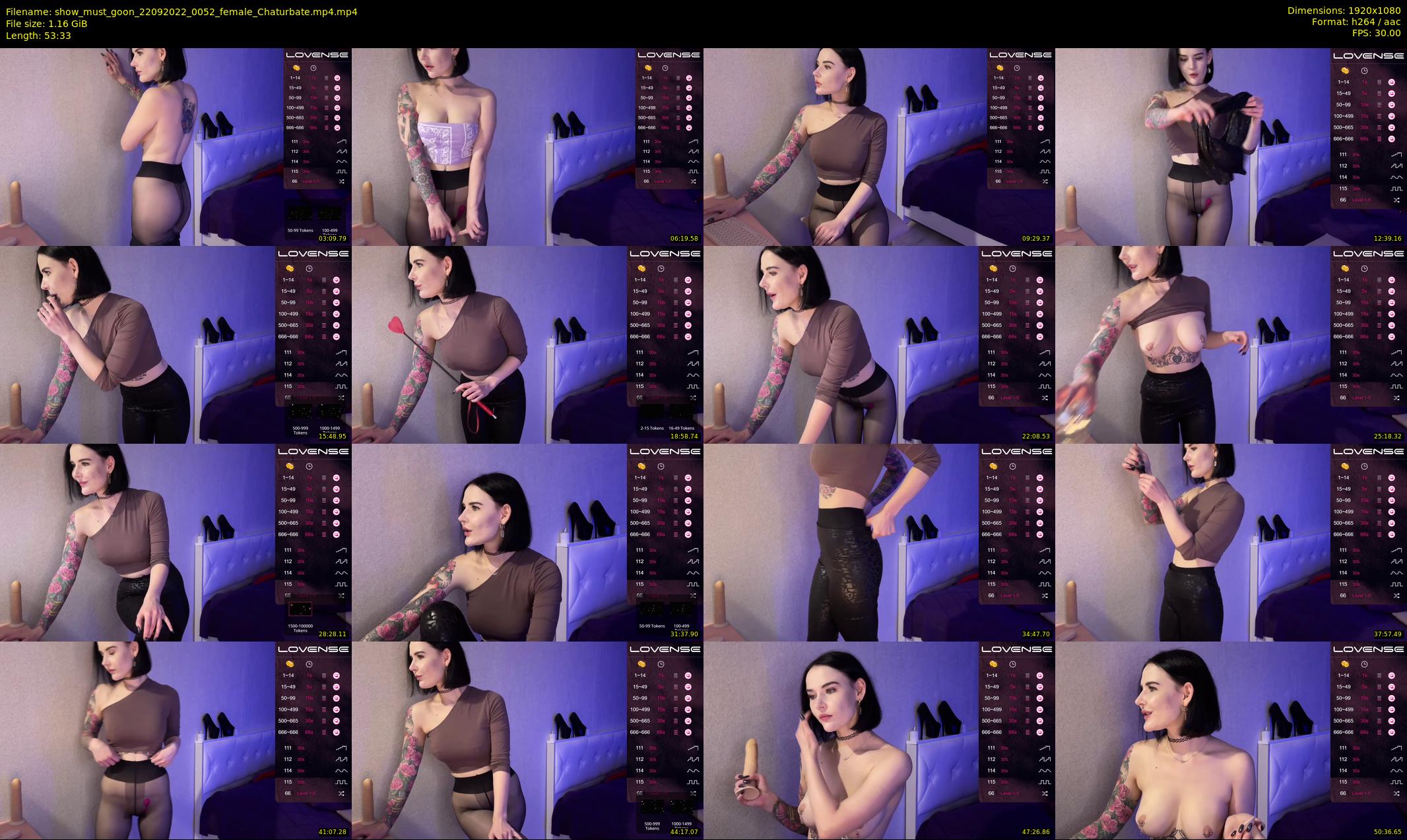 show_must_goon — 54 minute Chaturbate female cam show recording, 1080p, Sep 22, 2022
