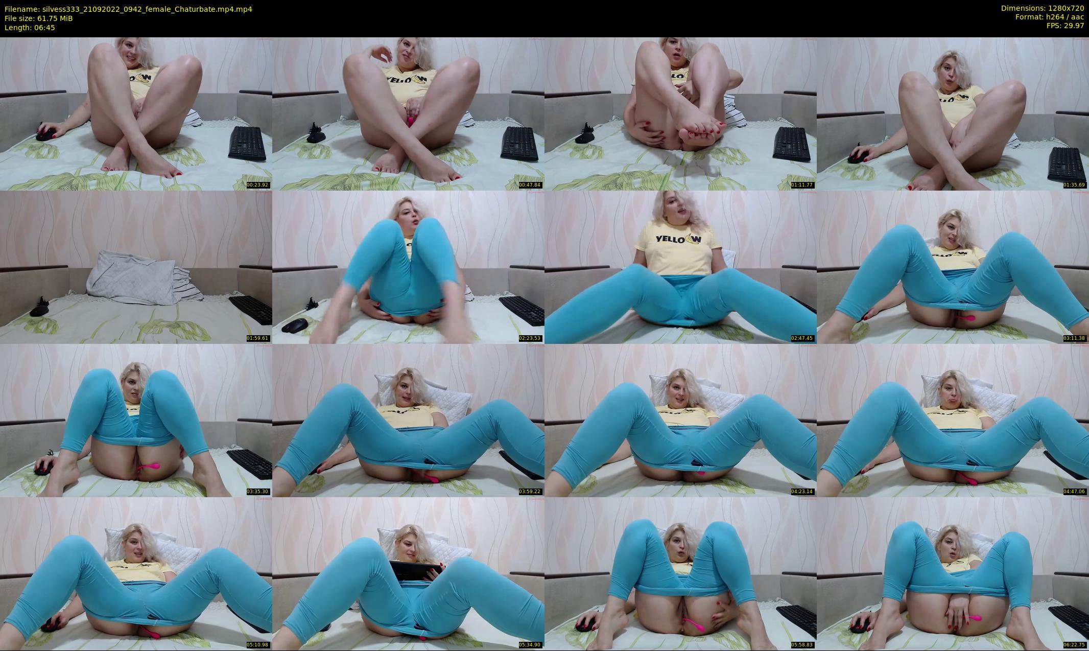 silvess333 — 7 minute Chaturbate female cam show recording, 720p, Sep 21, 2022