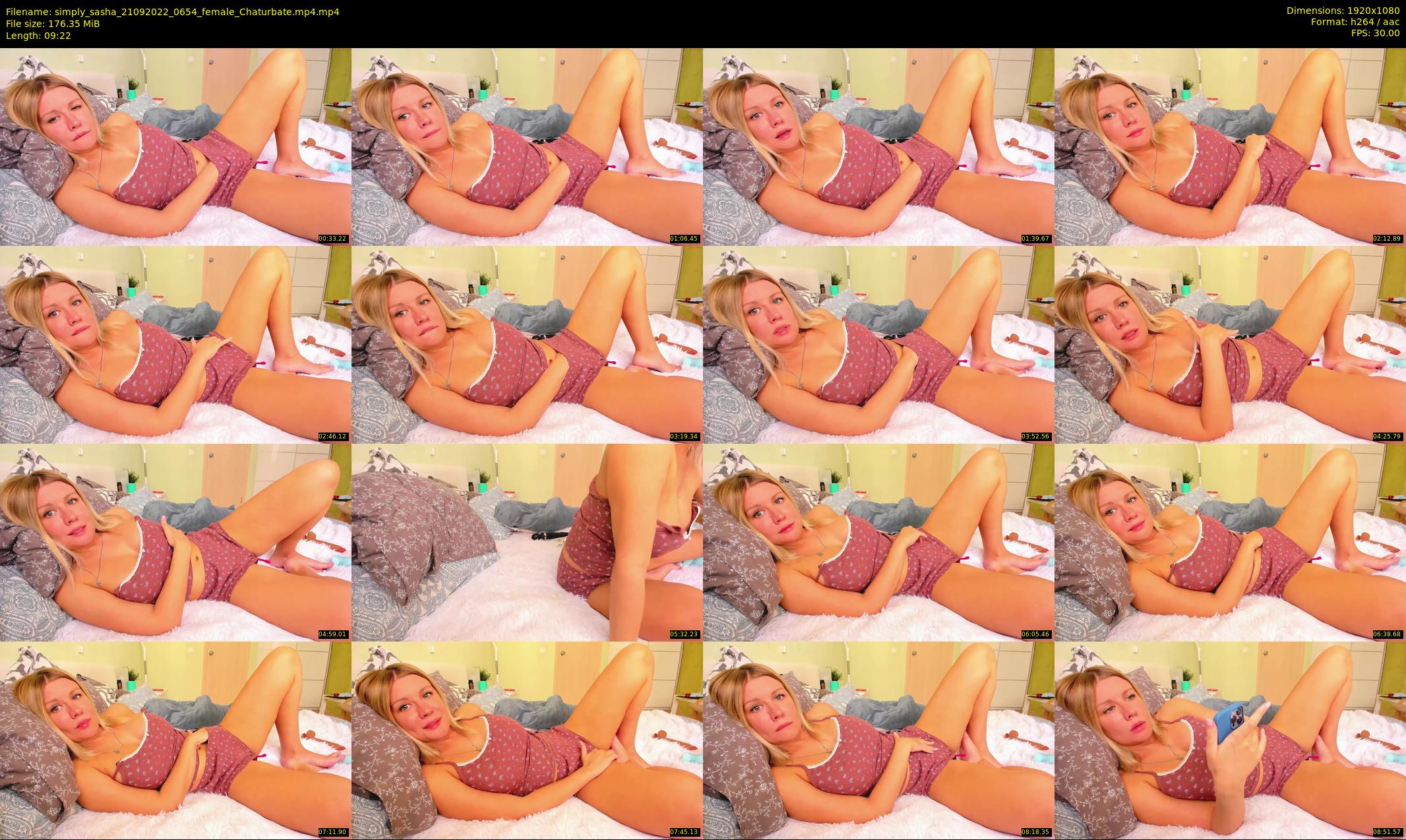 simply_sasha — 10 minute Chaturbate female cam show recording, 1080p, Sep 21, 2022