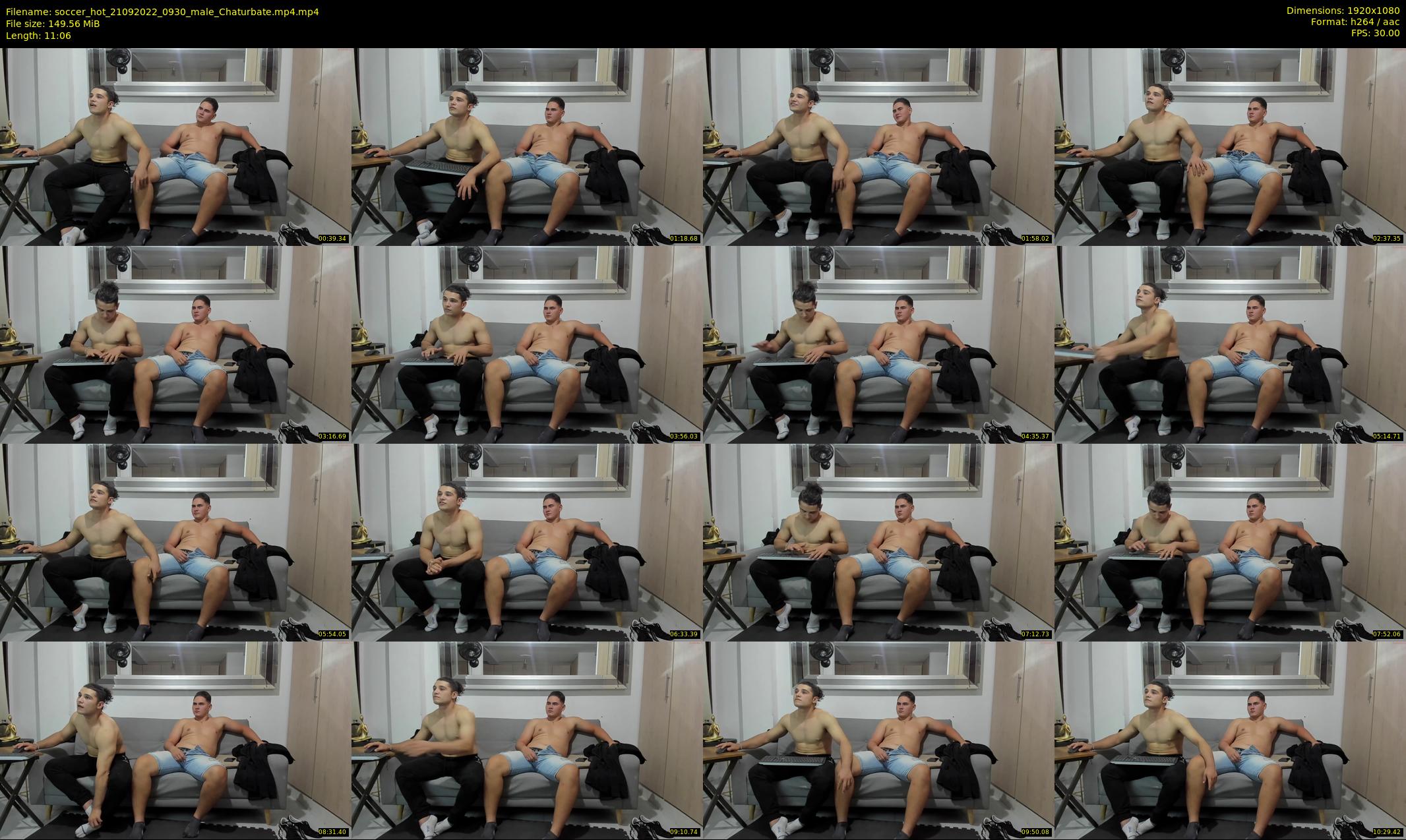 soccer_hot — 12 minute Chaturbate male cam show recording, 1080p, Sep 21, 2022