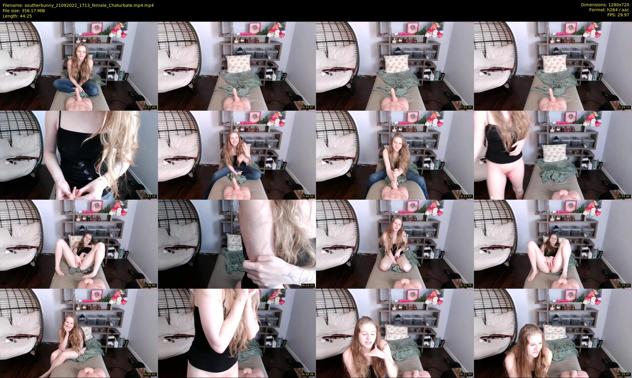 southerbunny — 45 minute Chaturbate female cam show recording, 720p, Sep 21, 2022