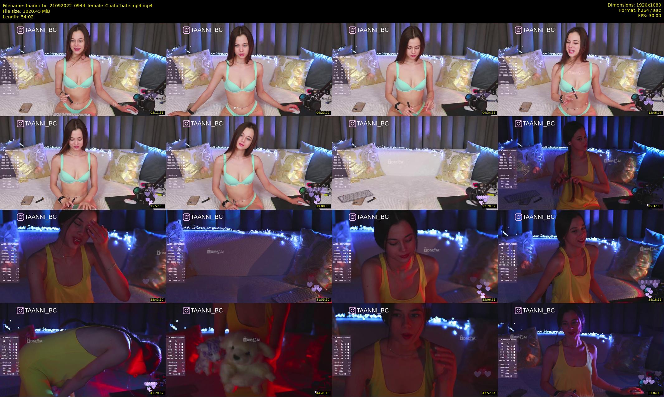 taanni_bc — 55 minute Chaturbate female cam show recording, 1080p, Sep 21, 2022