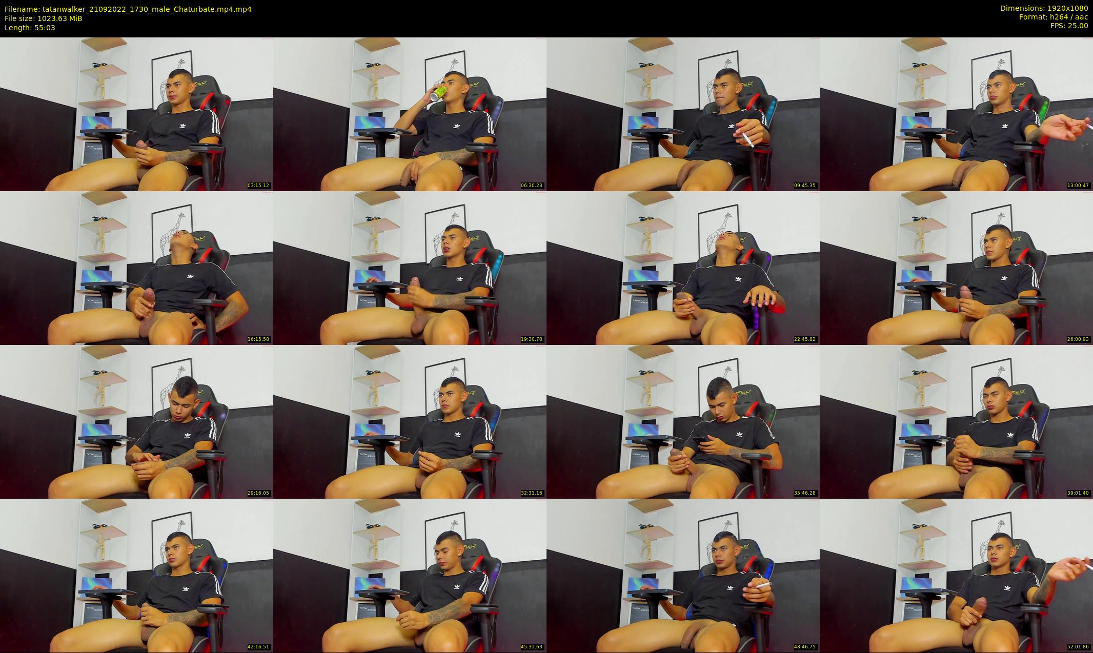 tatanwalker — 56 minute Chaturbate male cam show recording, 1080p, Sep 21, 2022