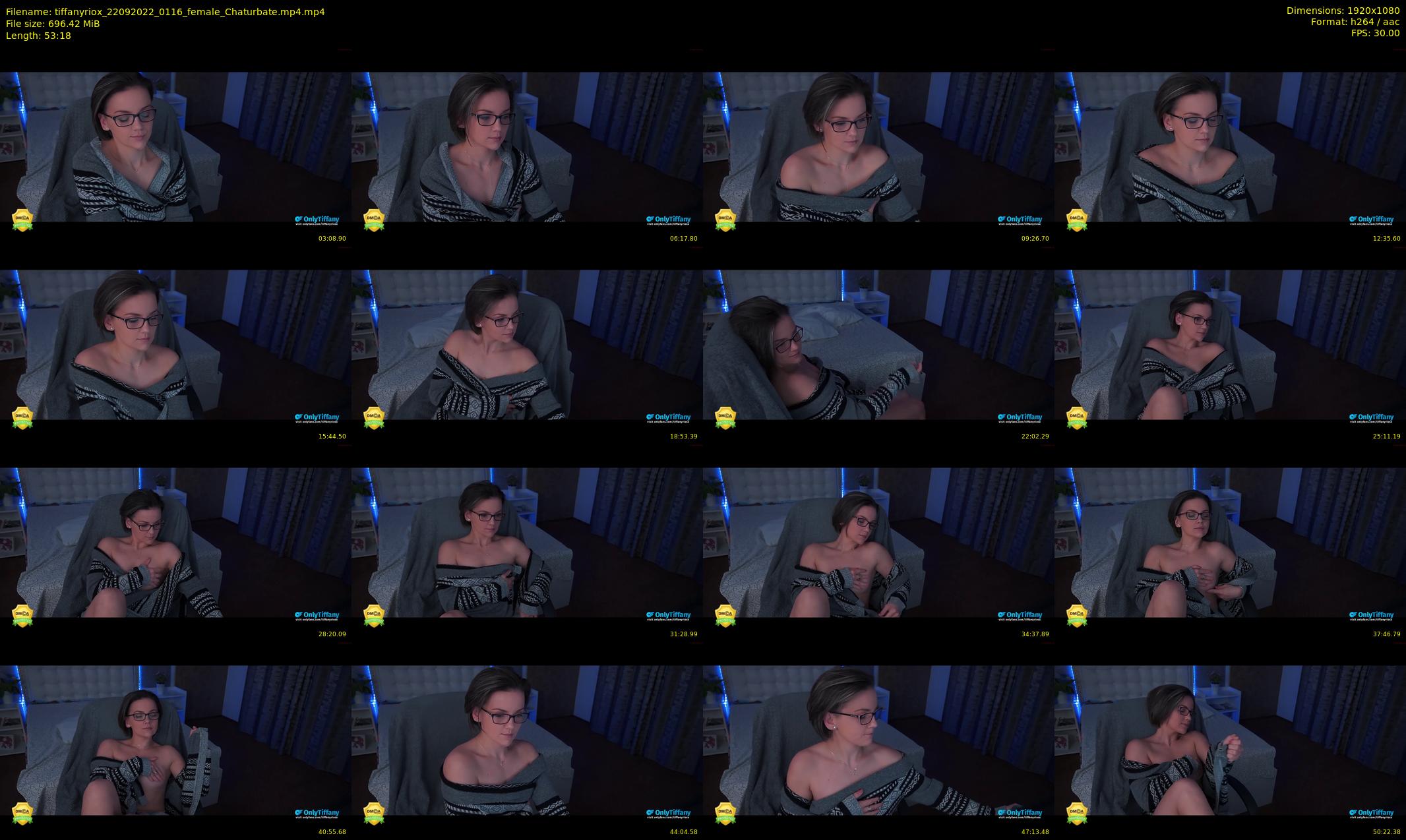 tiffanyriox — 54 minute Chaturbate female cam show recording, 1080p, Sep 22, 2022