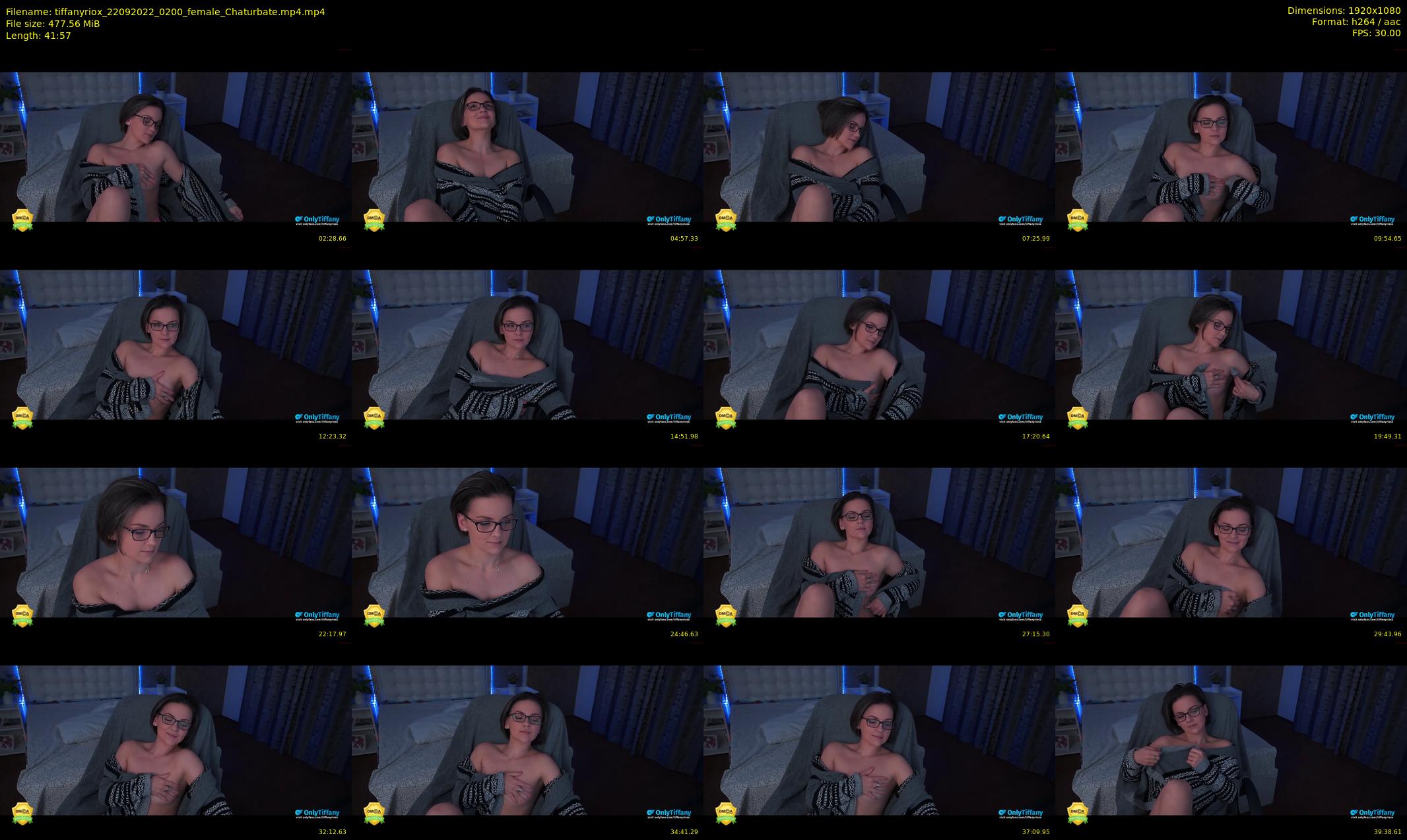 tiffanyriox — 42 minute Chaturbate female cam show recording, 1080p, Sep 22, 2022