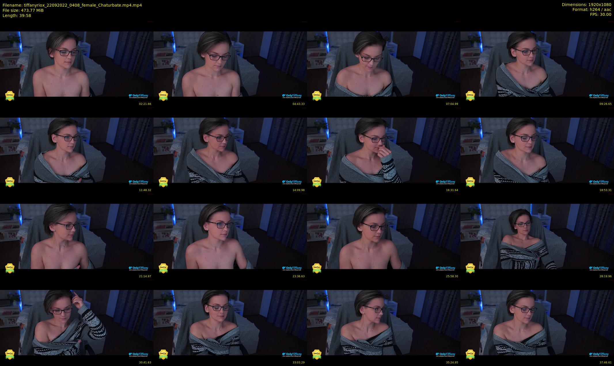 tiffanyriox — 40 minute Chaturbate female cam show recording, 1080p, Sep 22, 2022