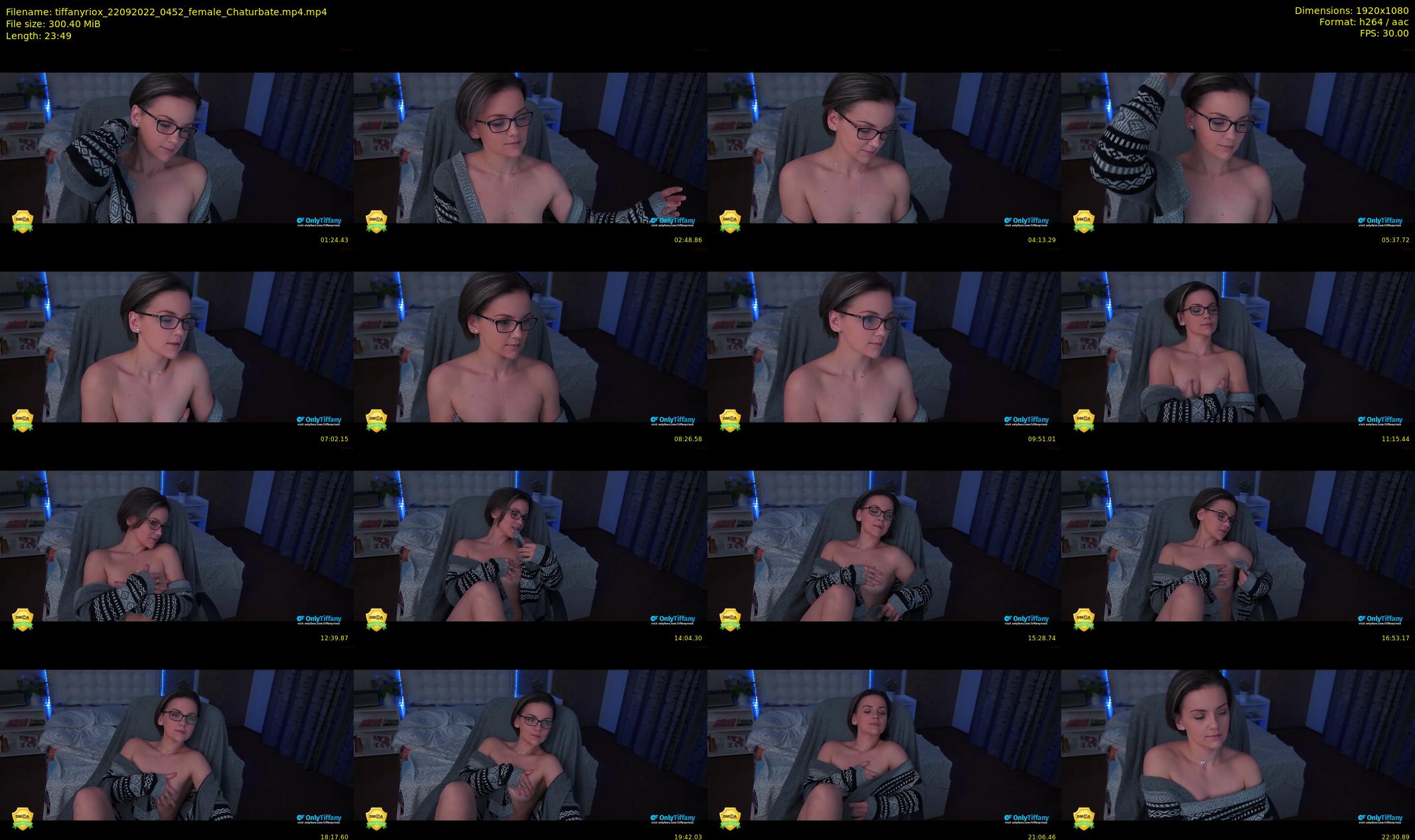 tiffanyriox — 24 minute Chaturbate female cam show recording, 1080p, Sep 22, 2022