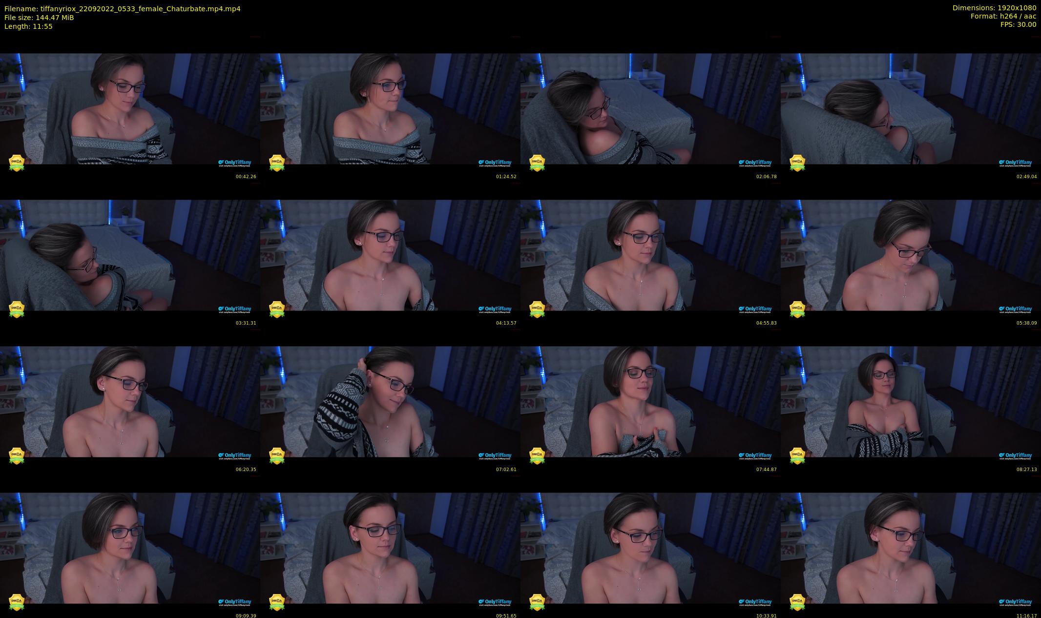 tiffanyriox — 12 minute Chaturbate female cam show recording, 1080p, Sep 22, 2022