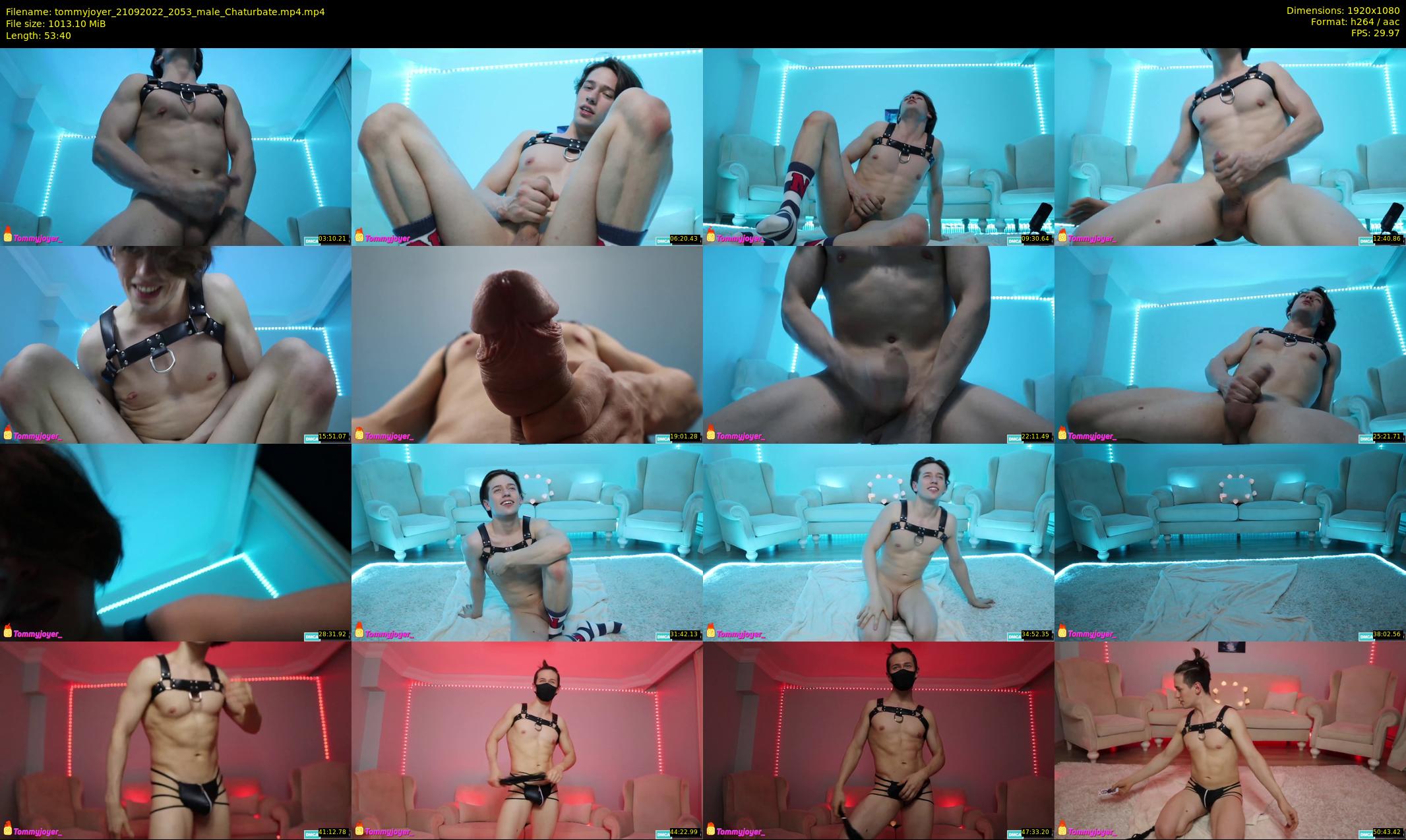 tommyjoyer — 54 minute Chaturbate male cam show recording, 1080p, Sep 21, 2022