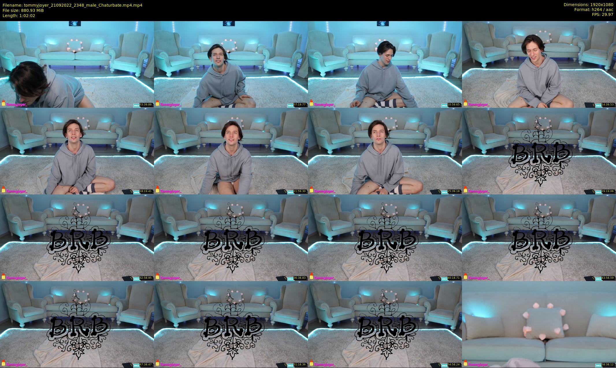 tommyjoyer — 63 minute Chaturbate male cam show recording, 1080p, Sep 21, 2022