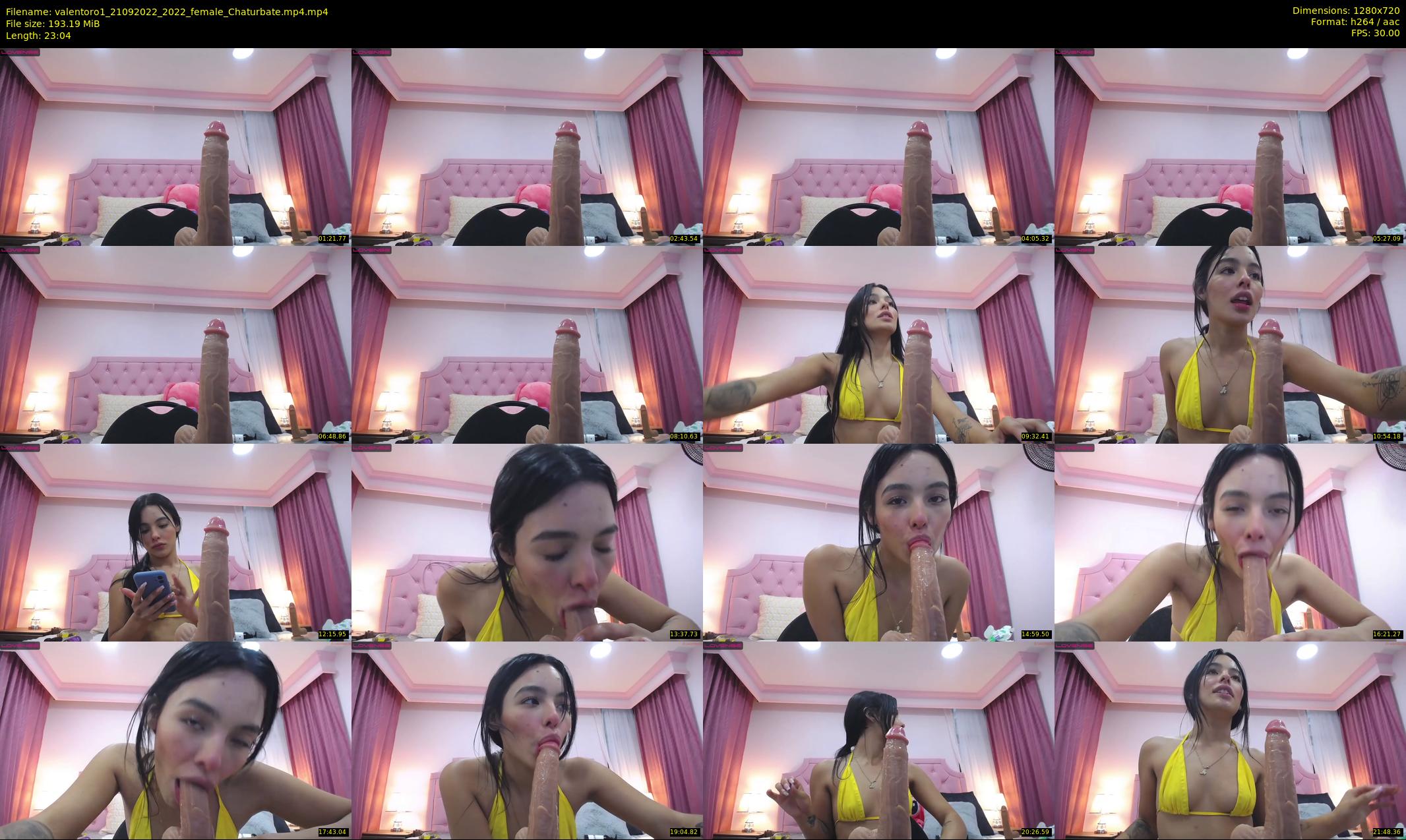 valentoro1 — 24 minute Chaturbate female cam show recording, 720p, Sep 21, 2022