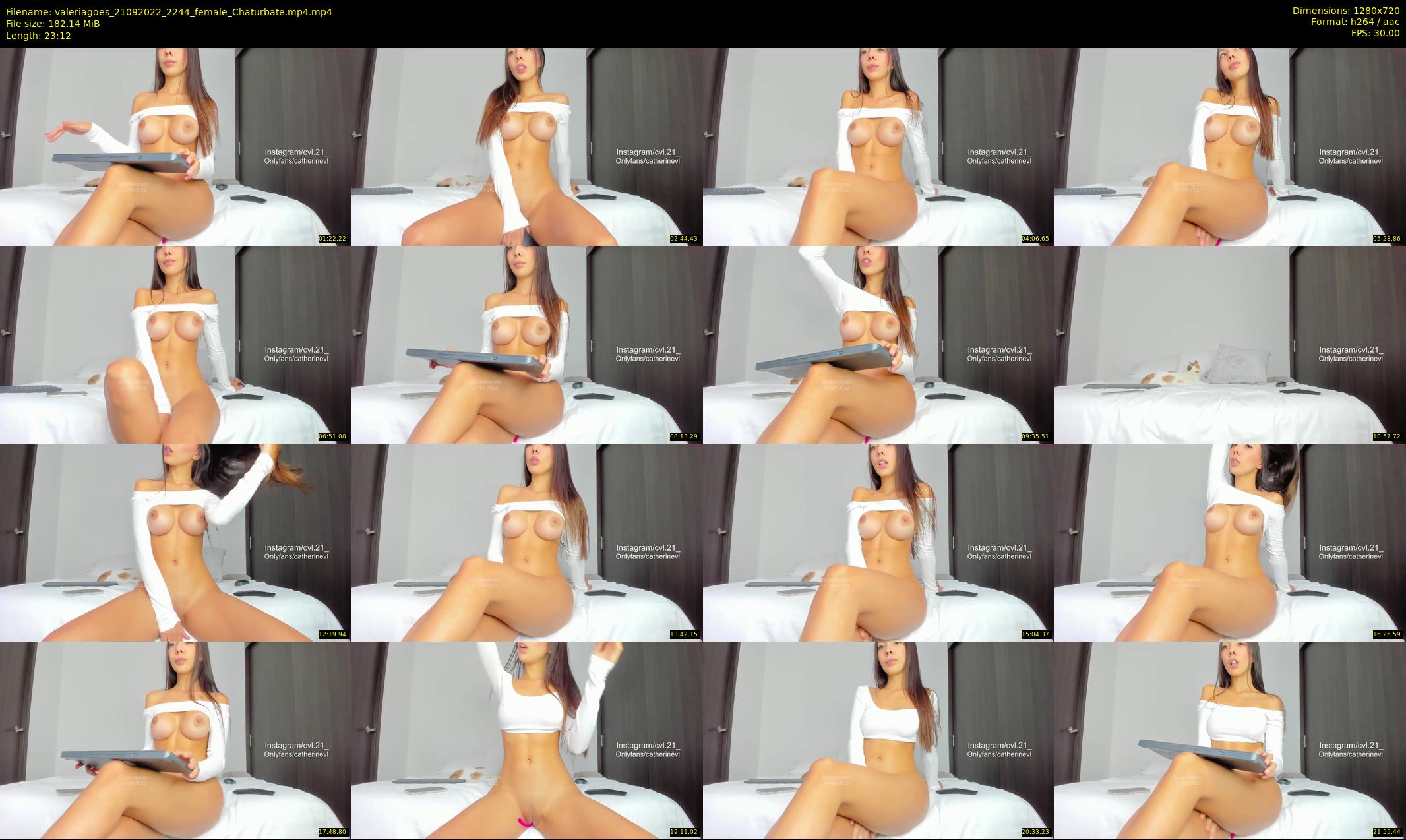 valeriagoes — 24 minute Chaturbate female cam show recording, 720p, Sep 21, 2022