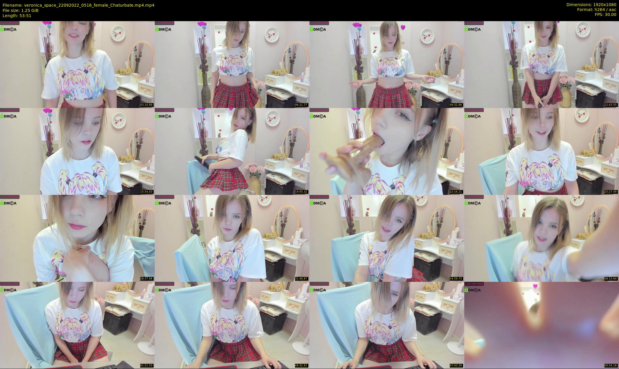 veronica_space — 54 minute Chaturbate female cam show recording, 1080p, Sep 22, 2022