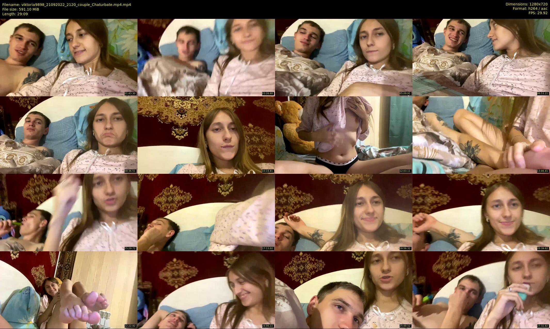 viktoria9898 — 30 minute Chaturbate couple cam show recording, 720p, Sep 21, 2022